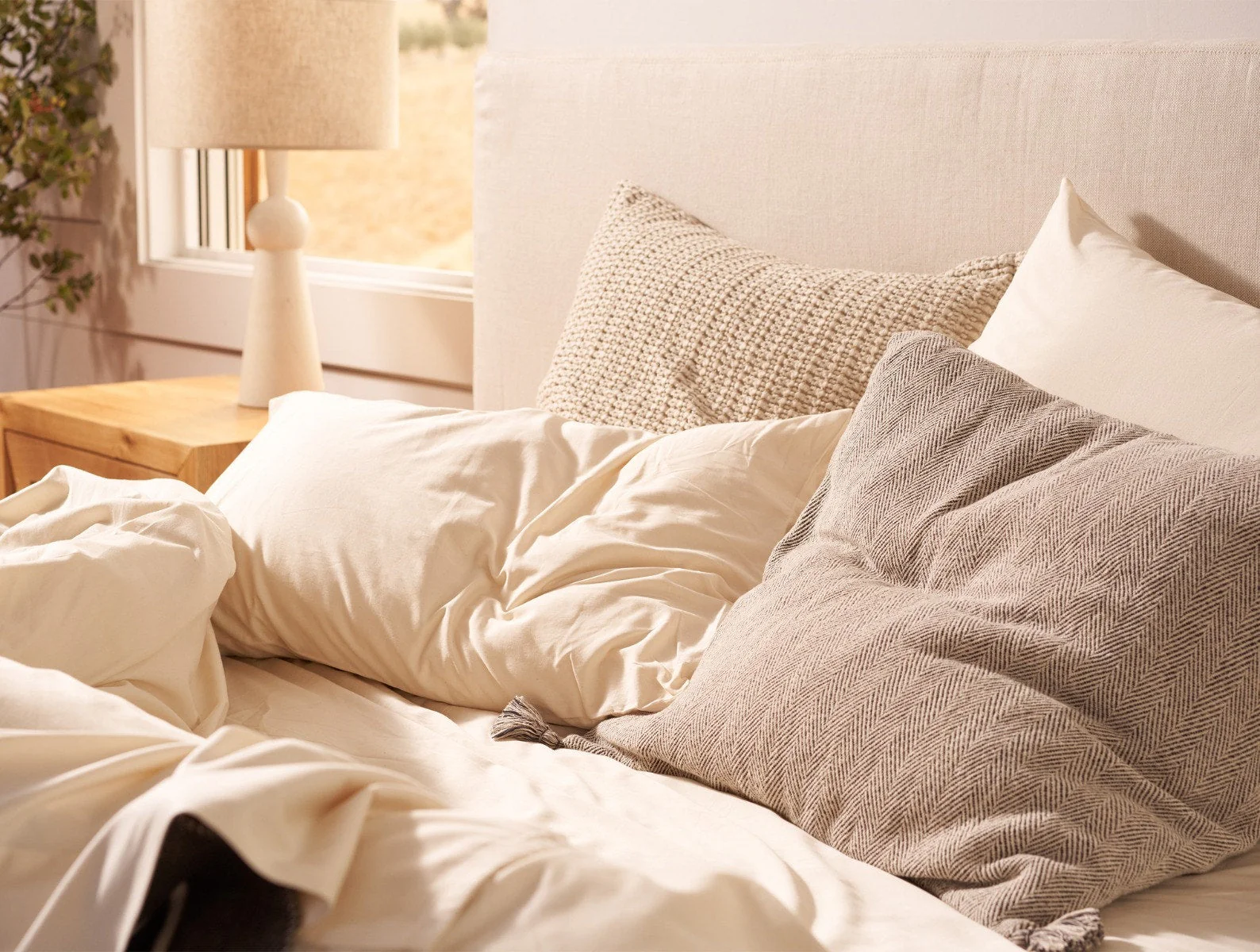 300 Thread Count Organic Sateen Sham - Renewed - Image 3