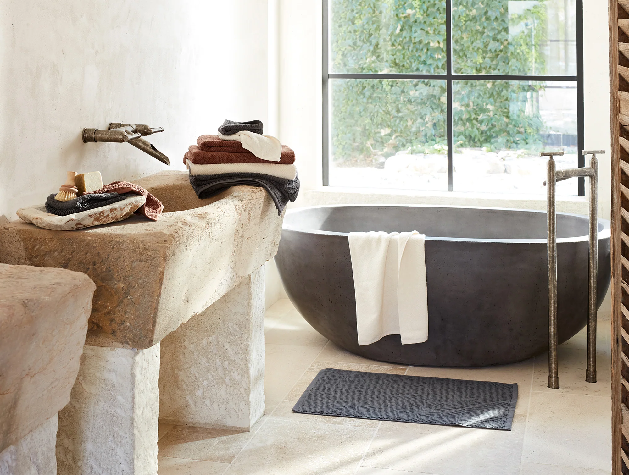 Air Weight® Organic Twill Bath Mat - Image 3