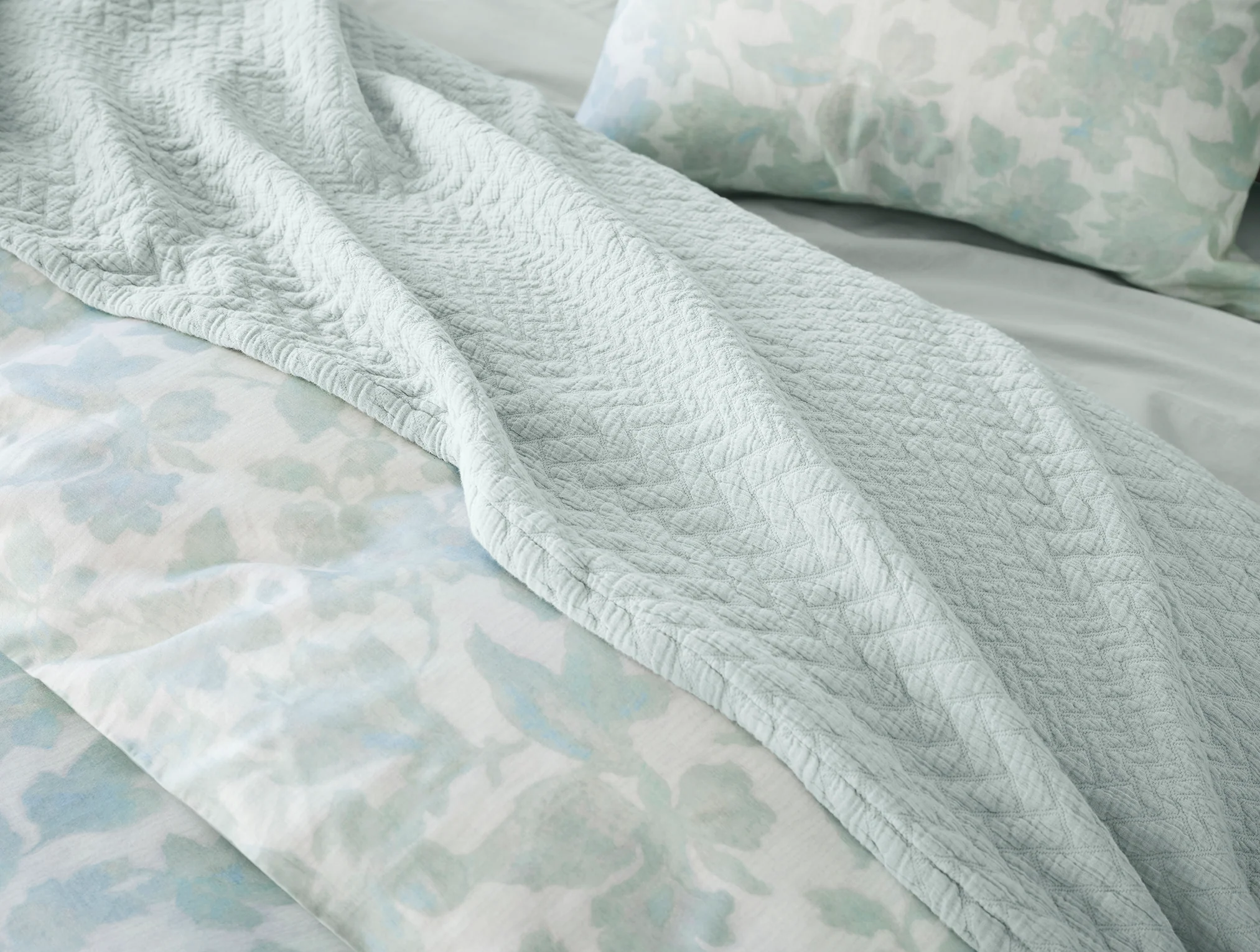 Angeles Organic Matelasse Blanket - Image 3