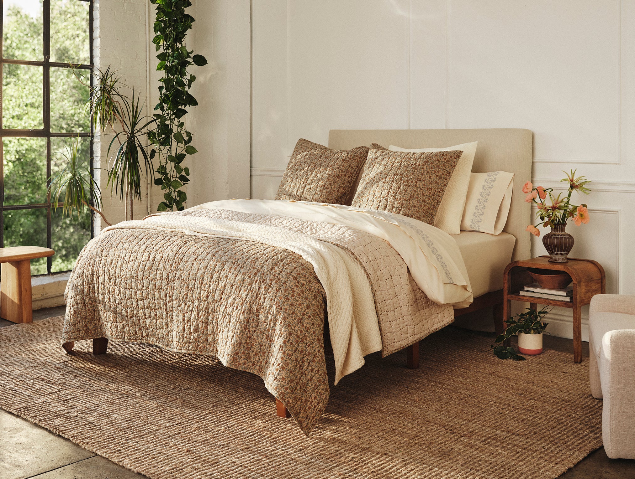 Angeles Organic Matelasse Blanket - Image 3