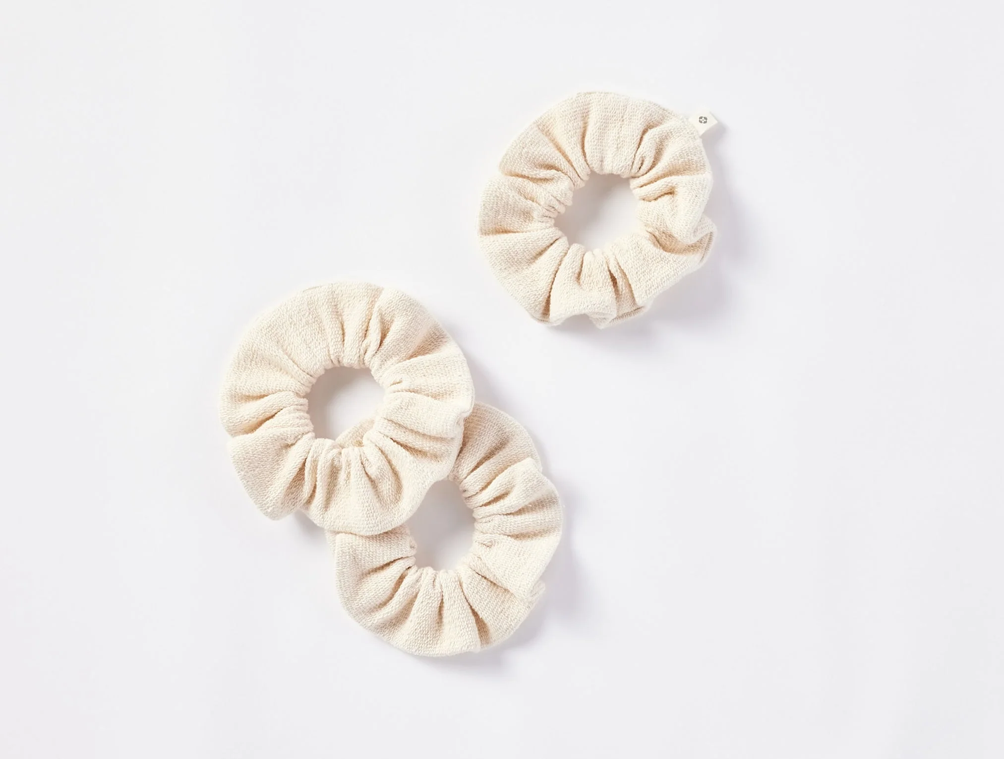 Bare Organic Scrunchy, Set Of 3