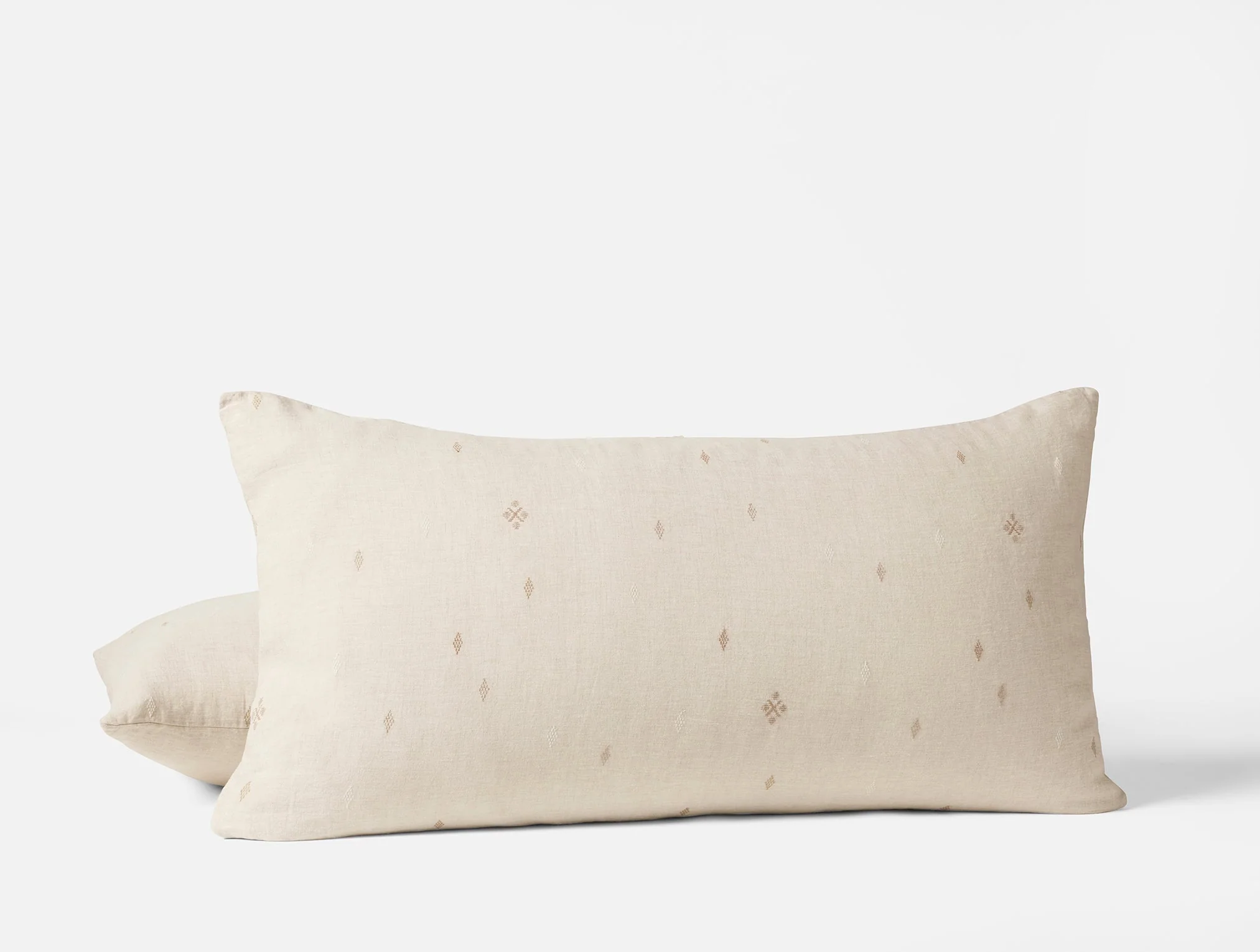 Cambria Embroidered Organic Linen Duvet Set - Image 13