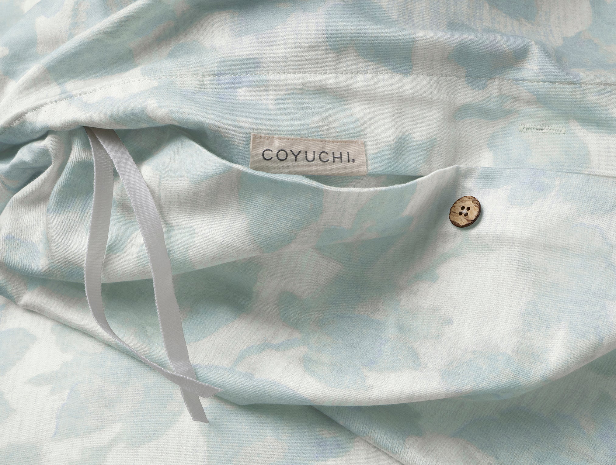Camellia Organic Print Duvet Cover - Image 6