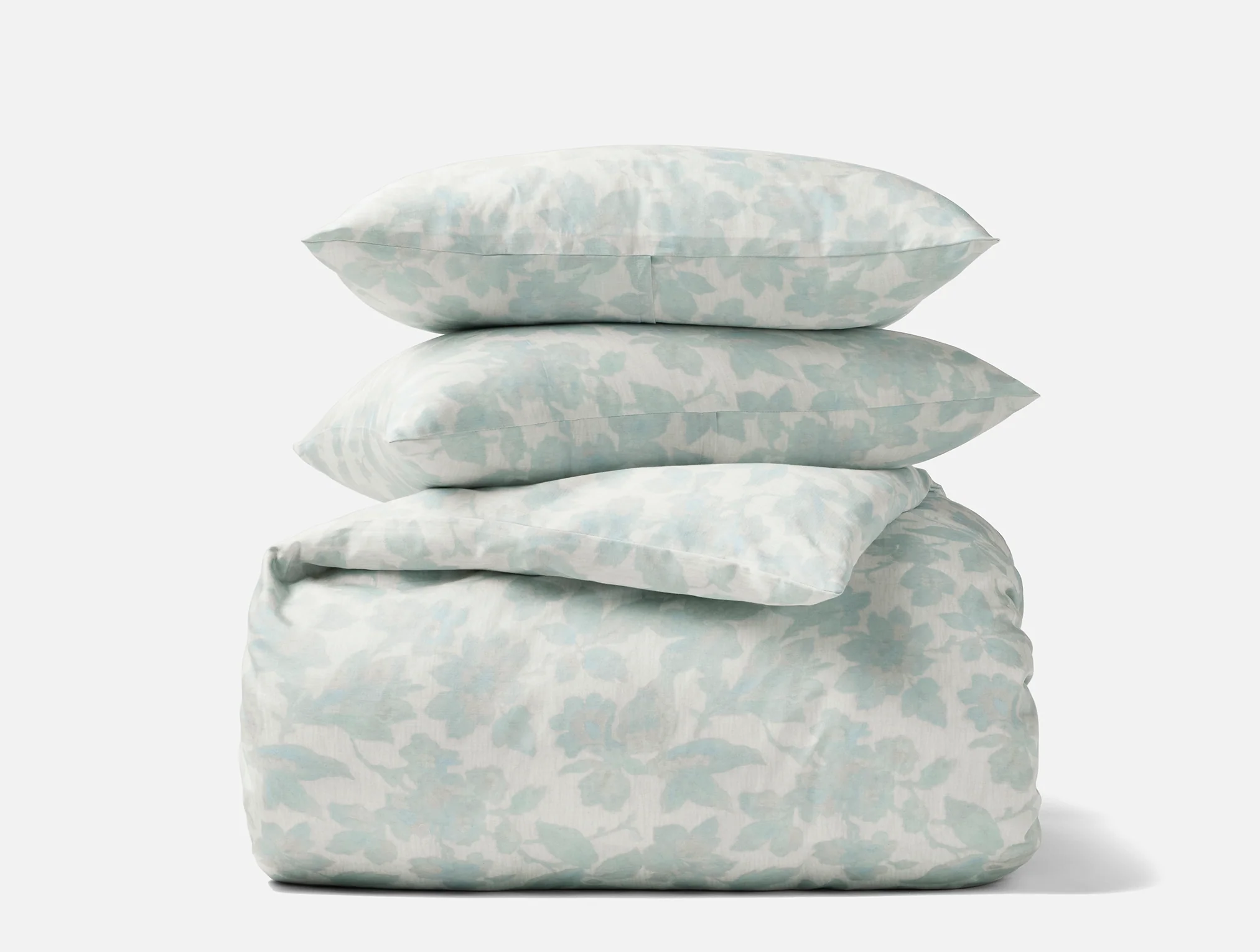 Camellia Organic Print Duvet Set