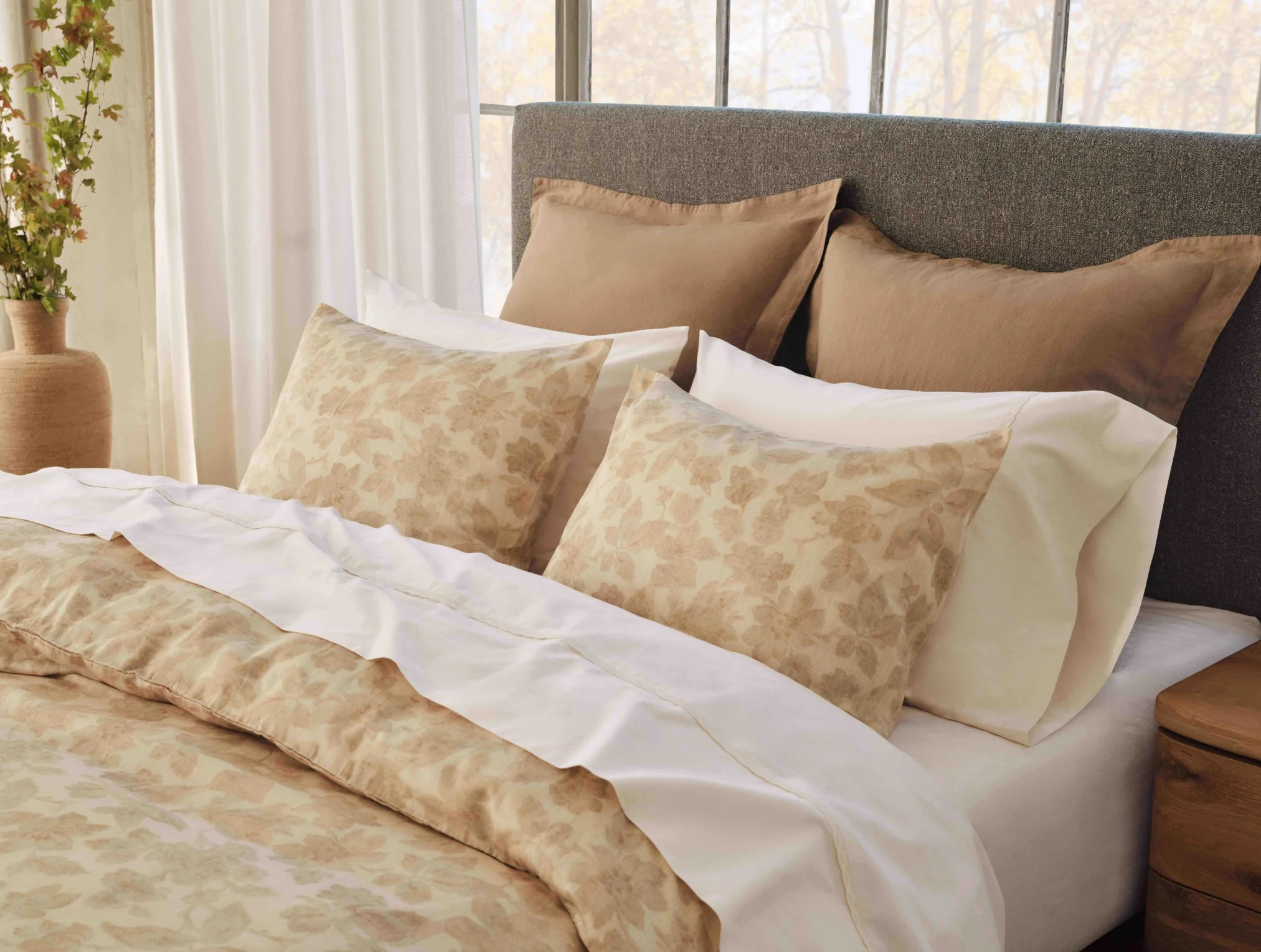 Camellia Organic Print Duvet Set - Image 7
