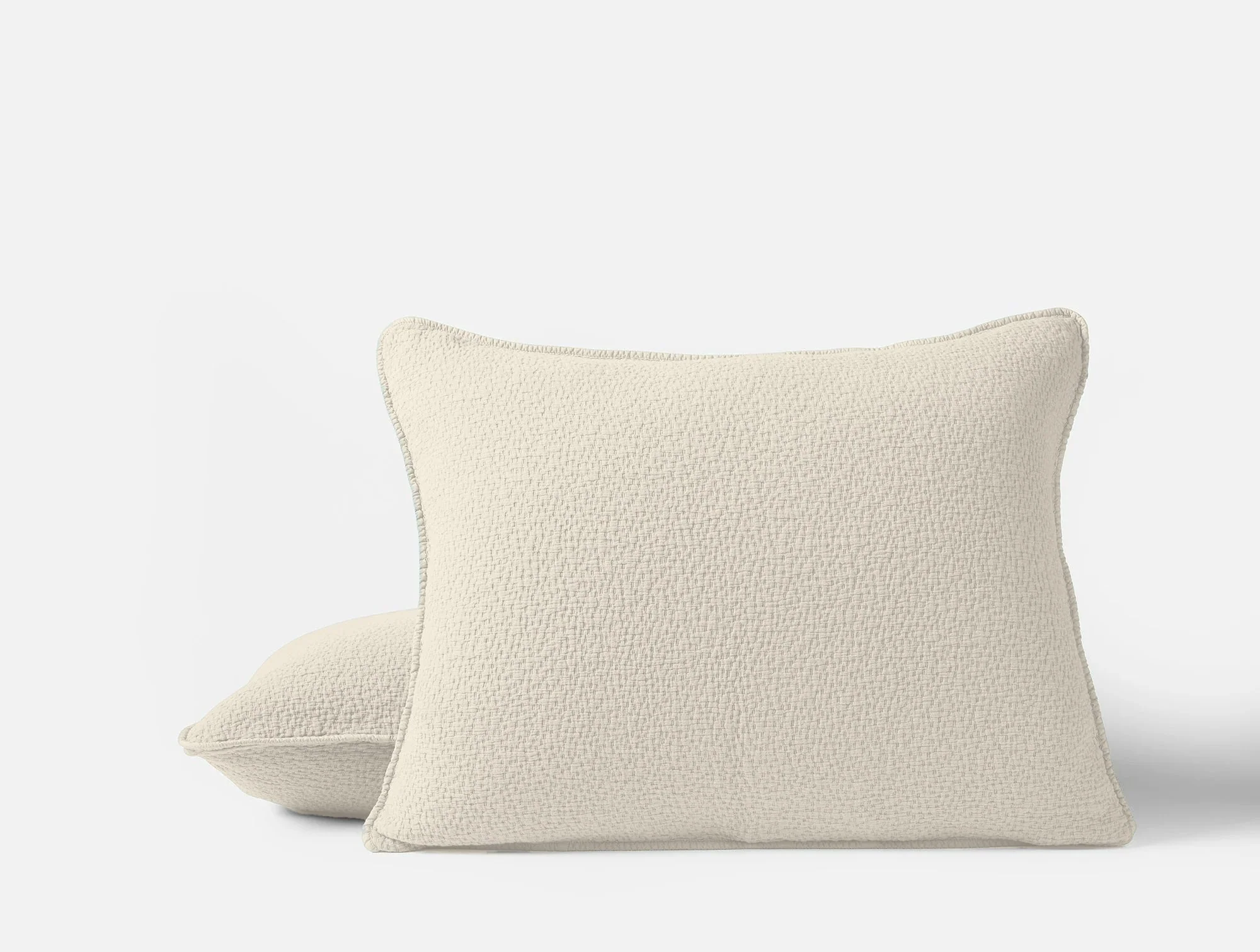 Cascade Organic Matelasse Sham - Renewed