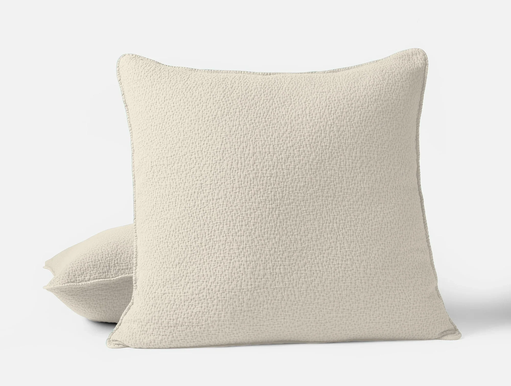 Cascade Organic Matelasse Sham - Renewed - Image 2