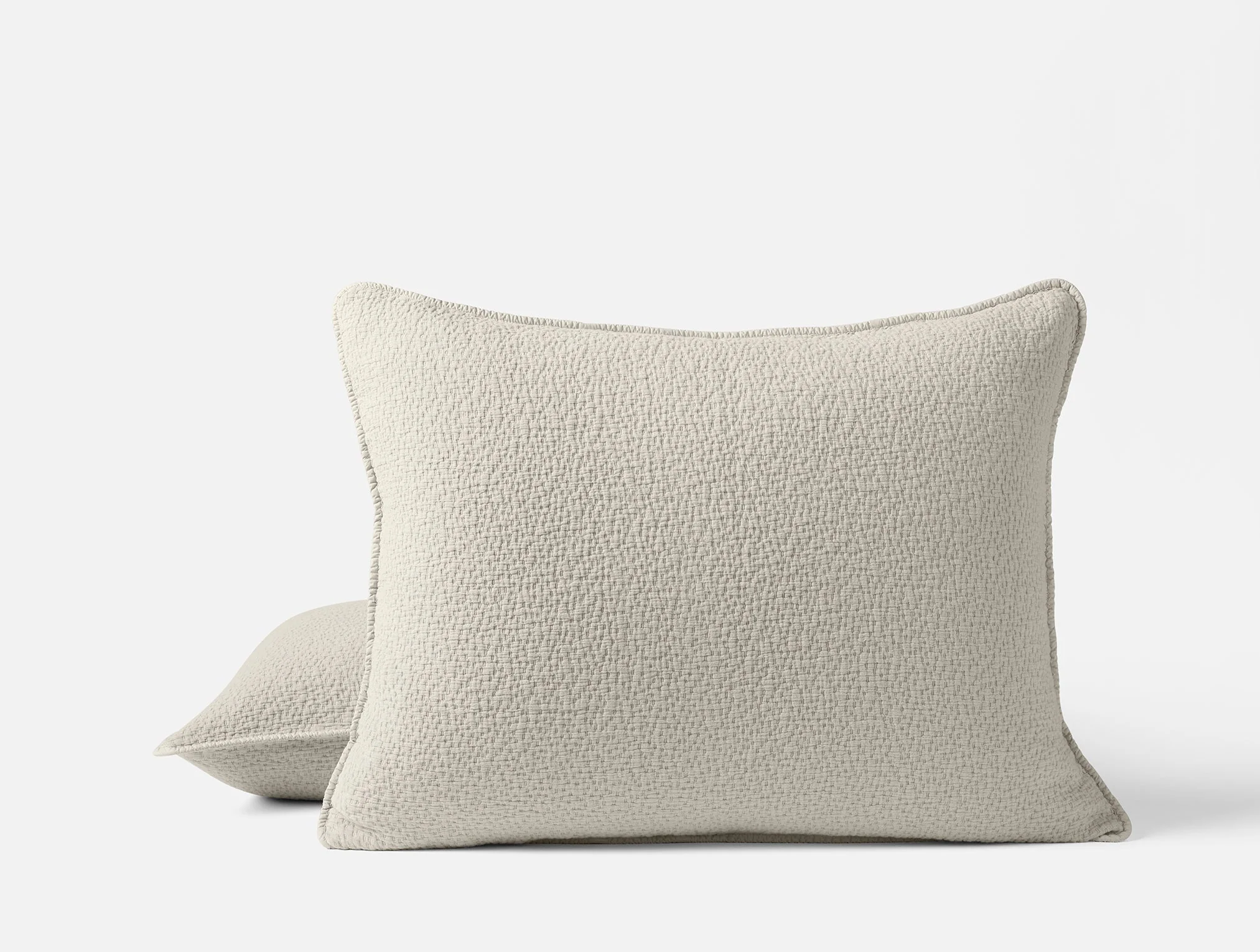 Cascade Organic Matelasse Sham