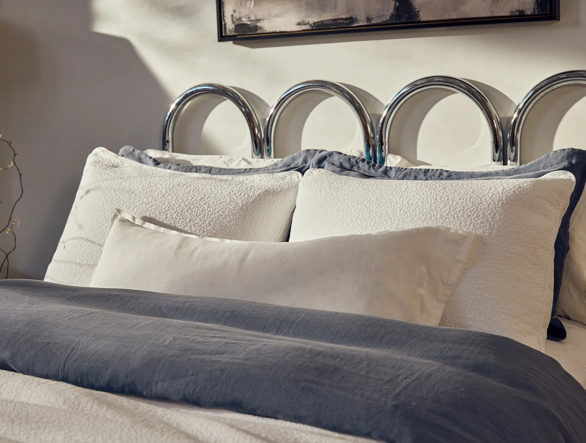 Cascade Organic Matelasse Sham - Renewed - Image 2