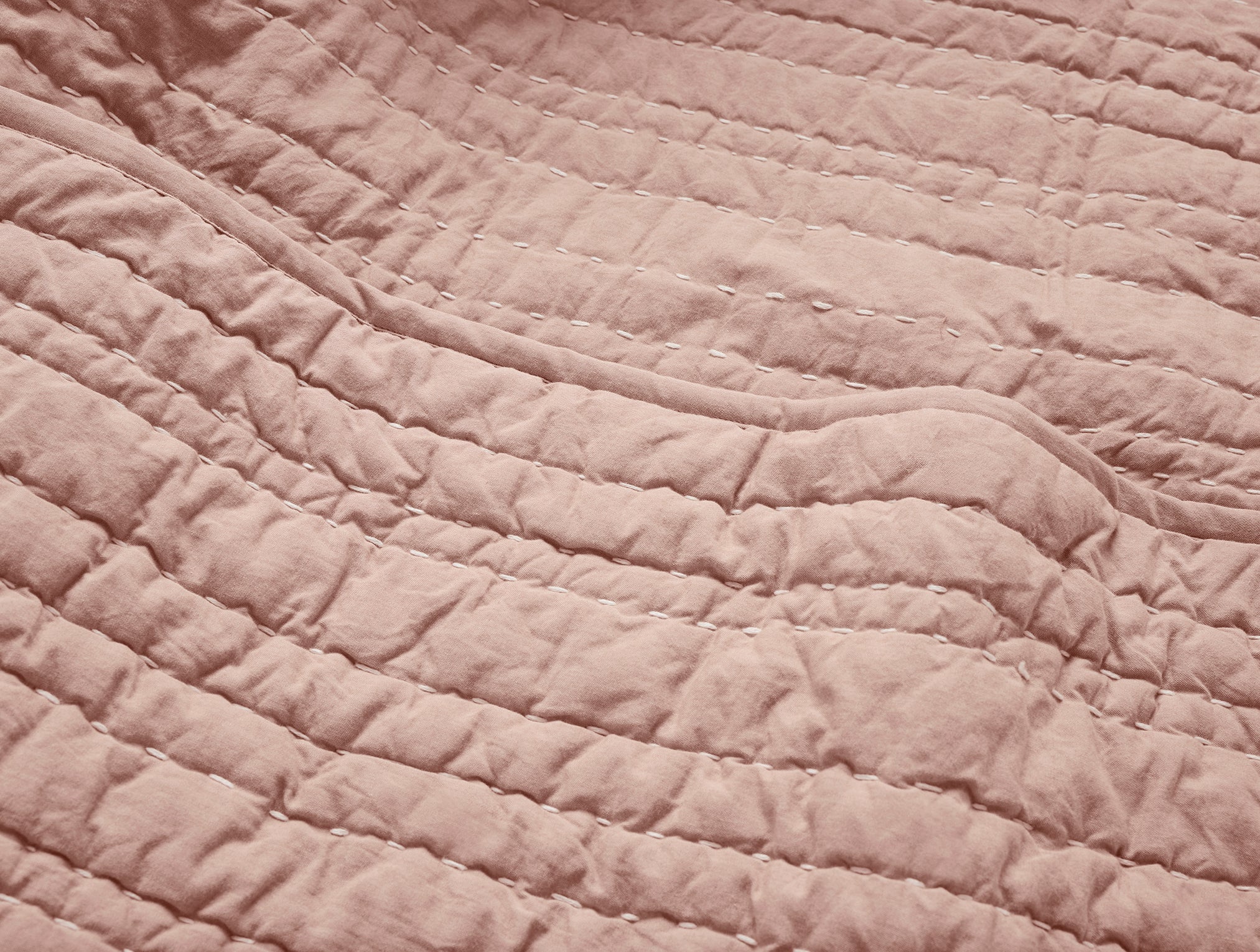 Channel Handstitched Organic Quilt - Image 2