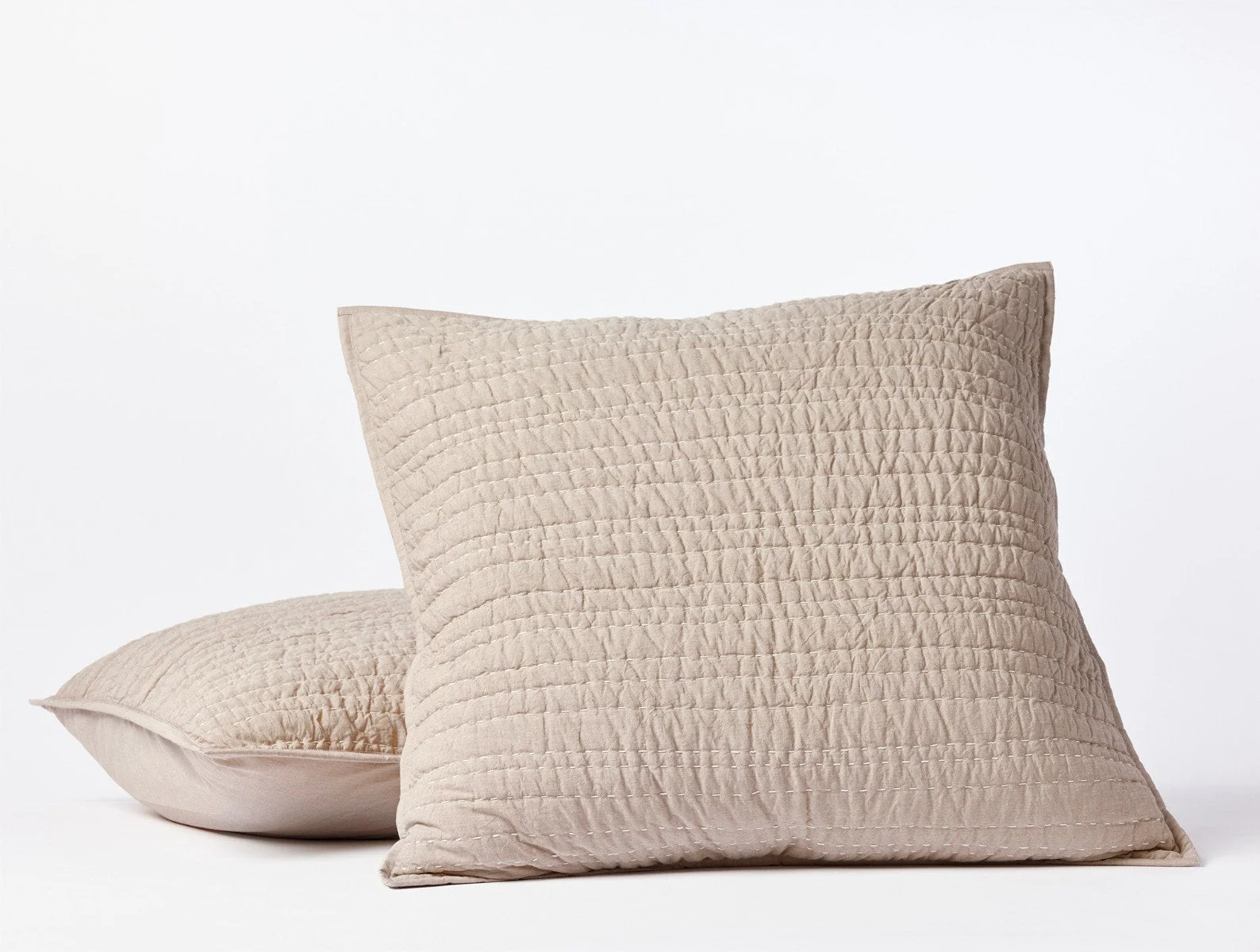 Channel Handstitched Organic Sham - Renewed