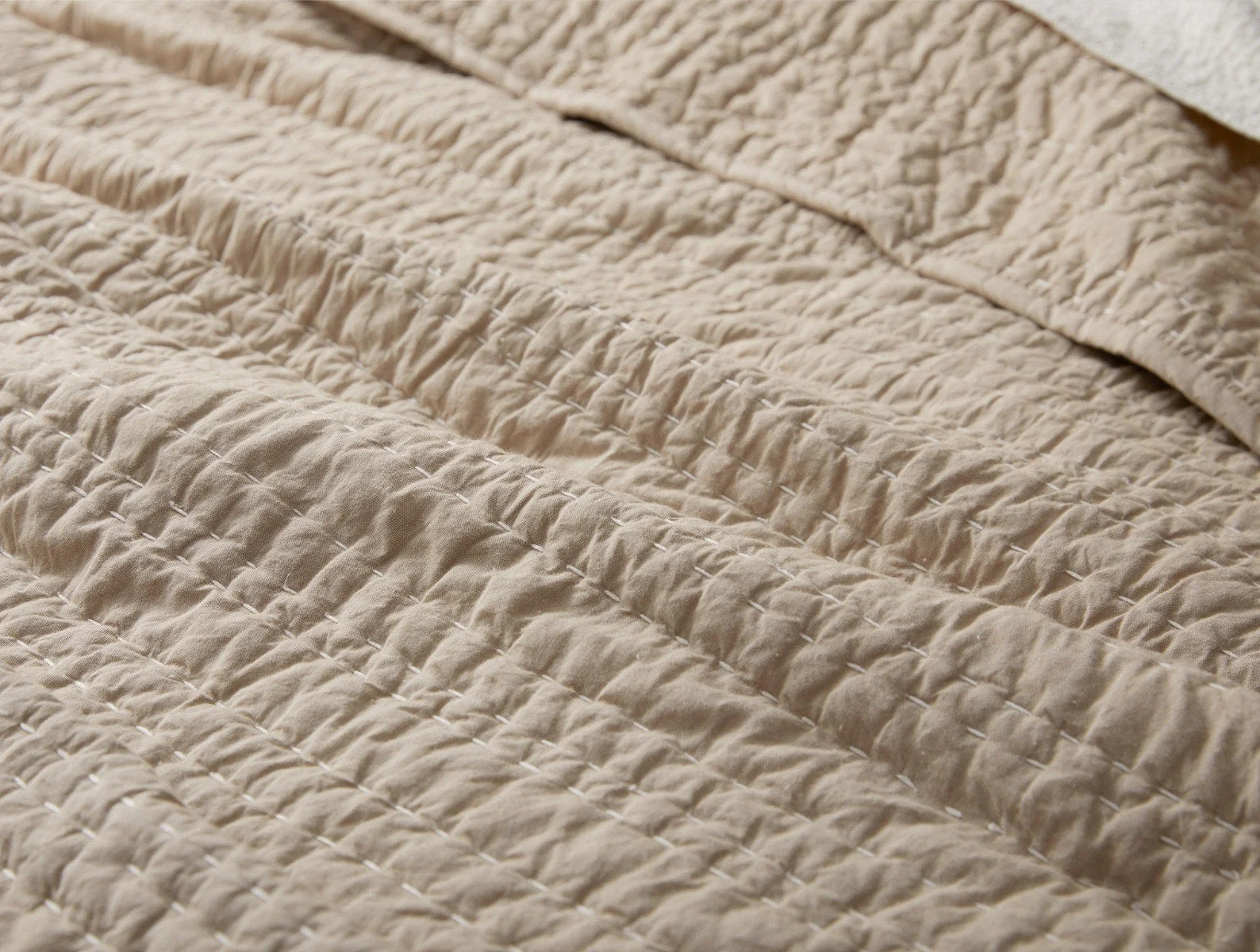 Channel Handstitched Organic Sham - Renewed - Image 3