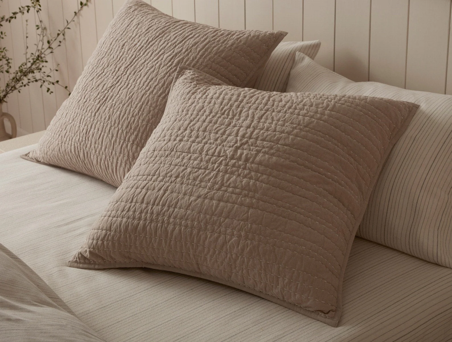 Channel Handstitched Organic Sham - Image 2
