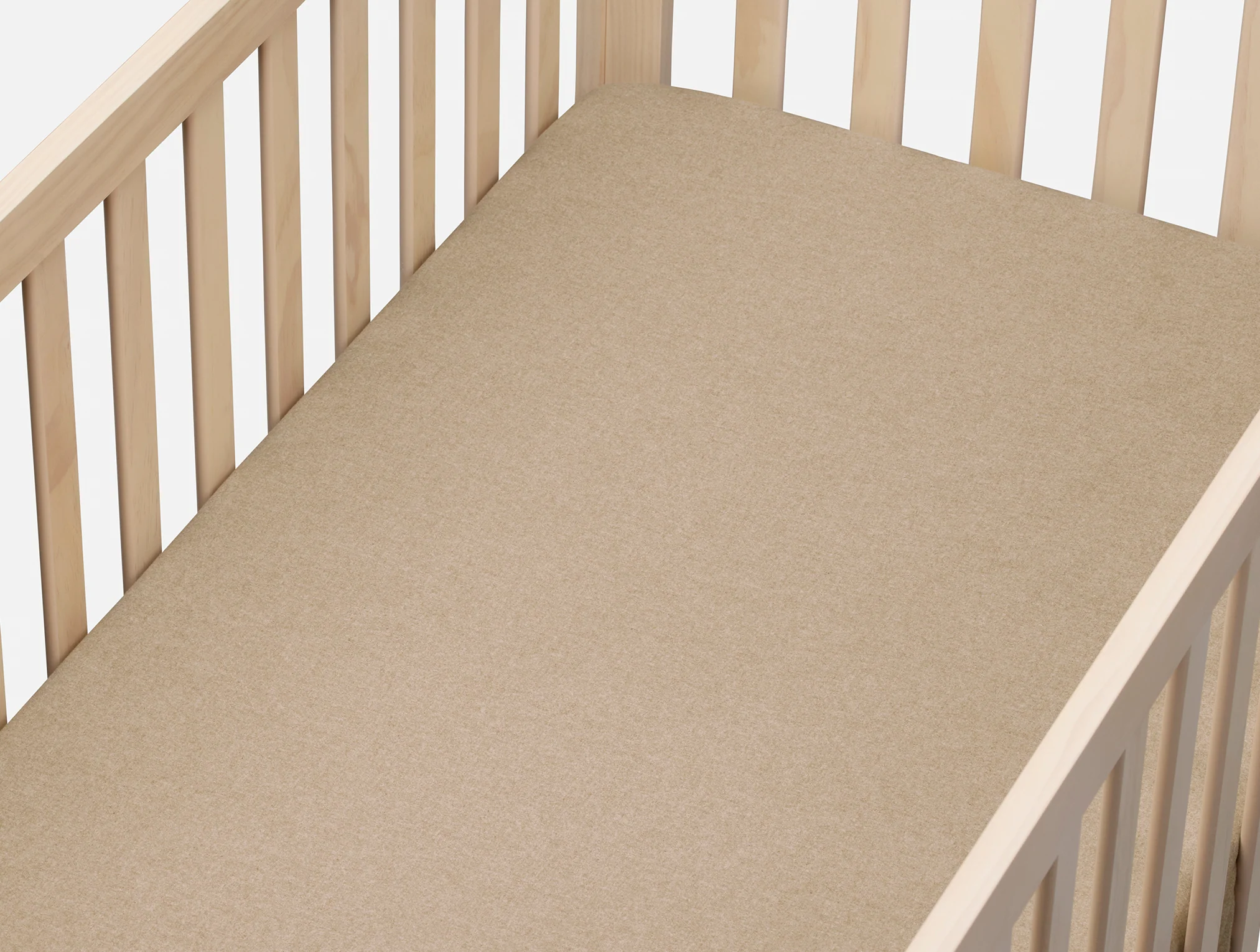 Cloud Brushed™ Organic Flannel Crib Sheet - Image 2