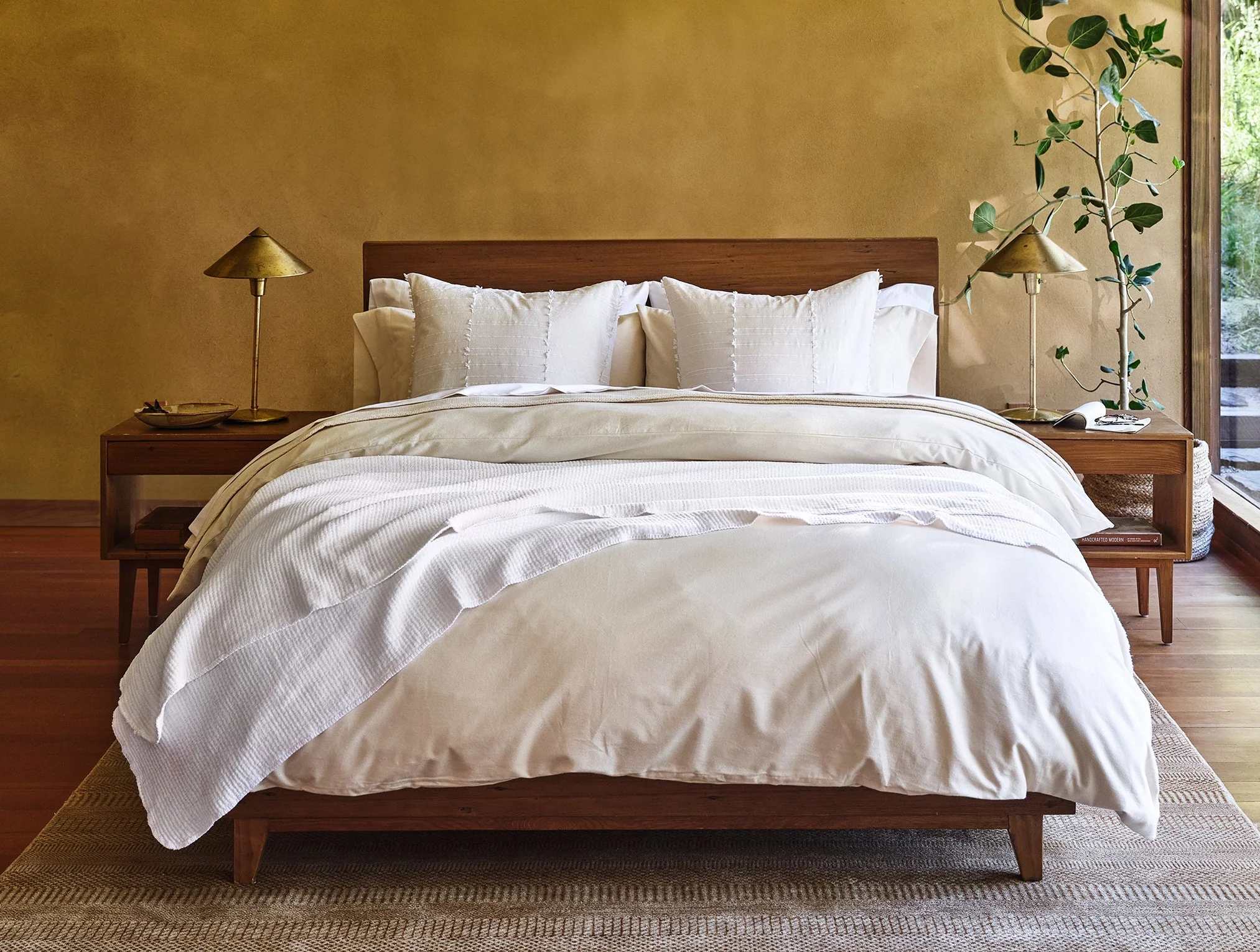 Cloud Brushed™ Organic Flannel Duvet Cover - Image 2