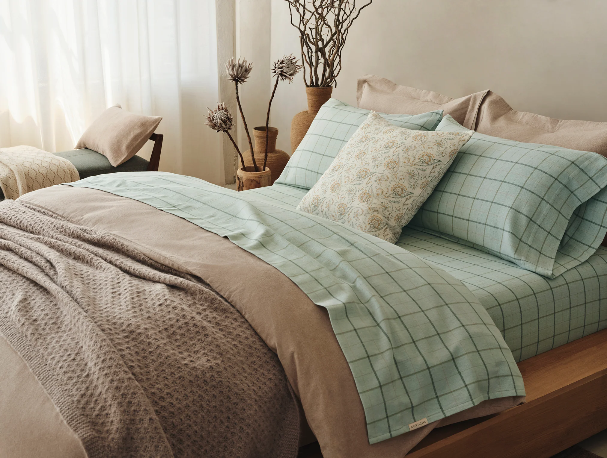 Cloud Brushed™ Organic Flannel Pillowcase - Image 2