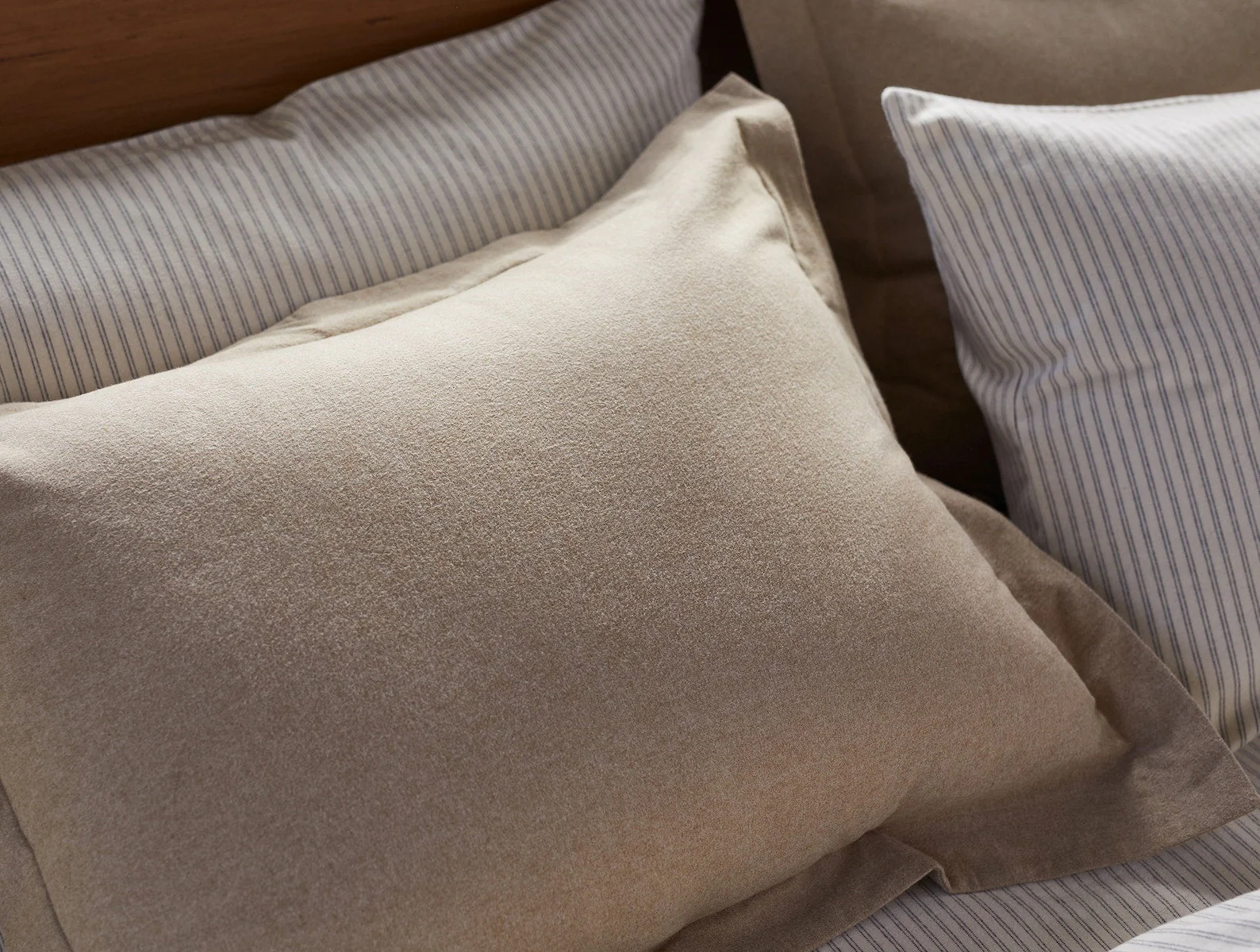 Cloud Brushed™ Organic Flannel Sham - Renewed - Image 4