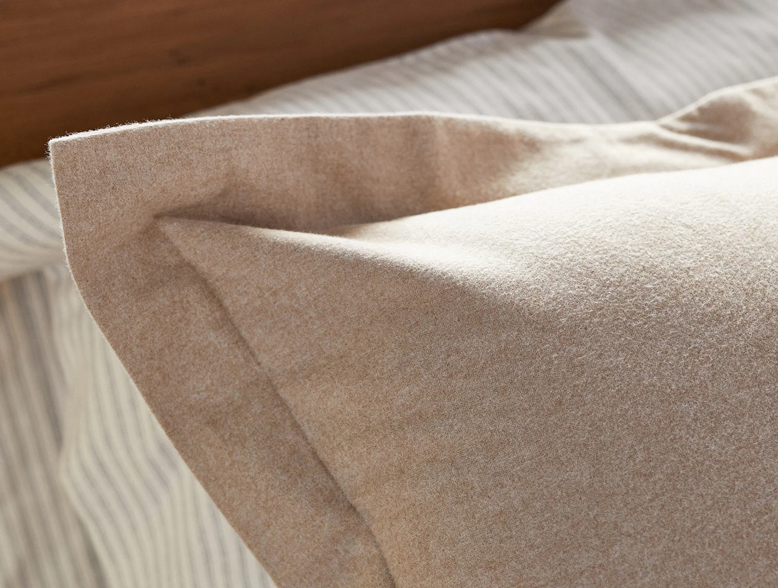 Cloud Brushed™ Organic Flannel Sham - Renewed - Image 5