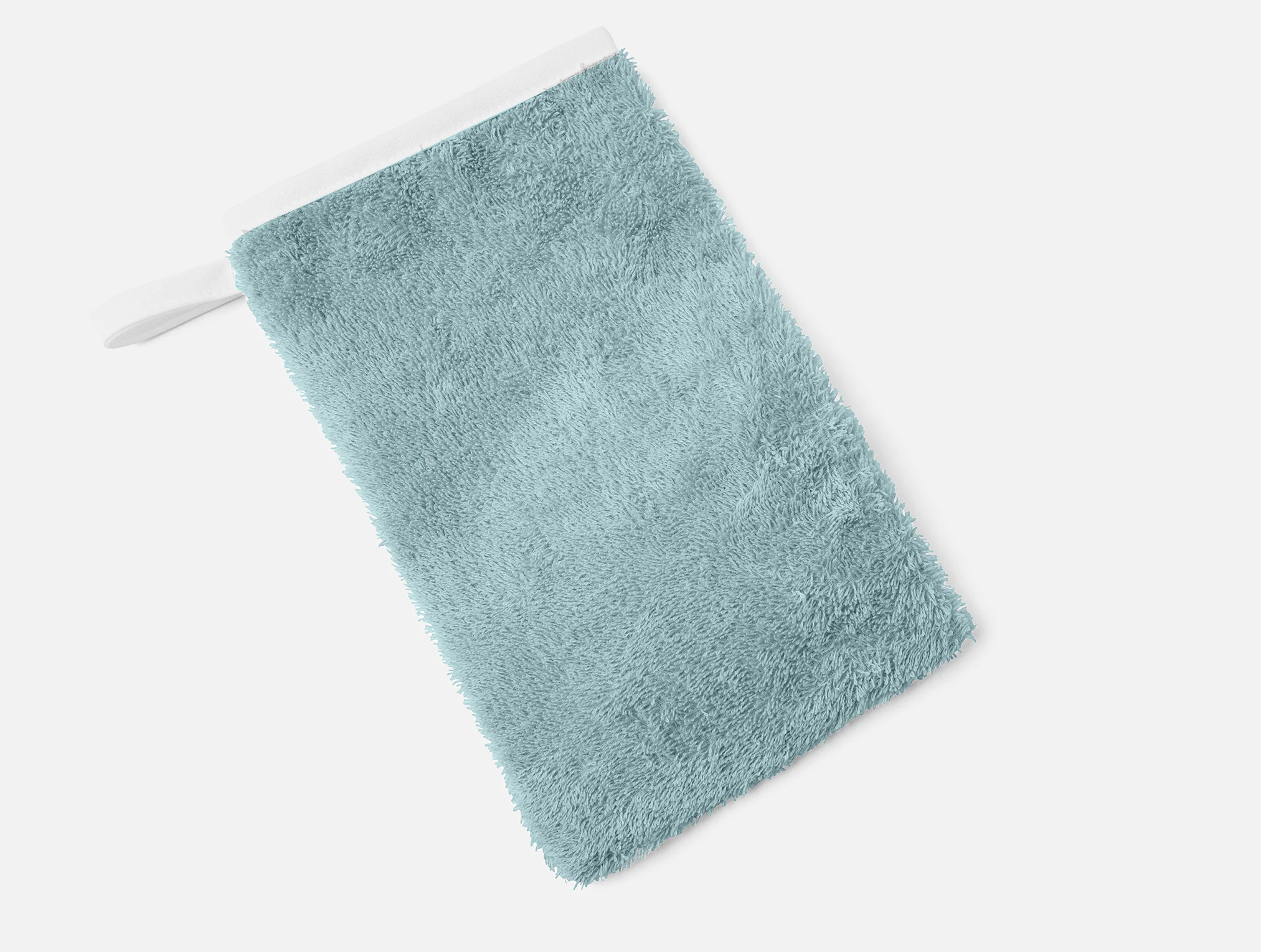 Cloud Loom™ Organic Baby Hooded Towel and Bath Mitt Set - Image 3