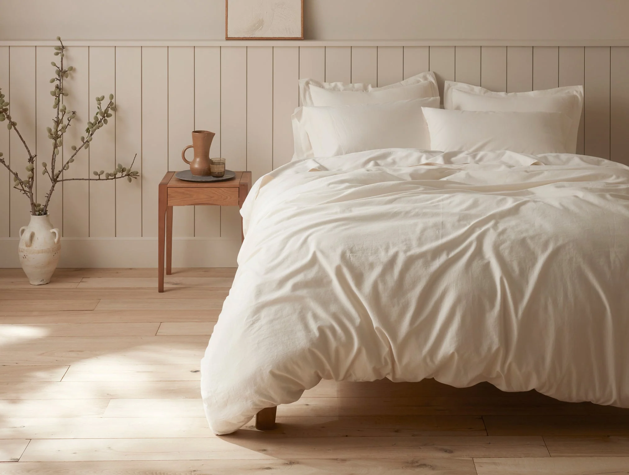Cloud Soft Organic Sateen Deluxe Bed Bundle - Image 5