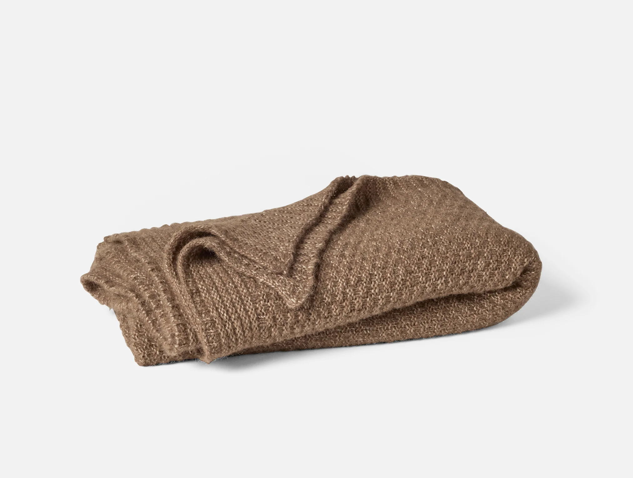 Cordillera Alpaca Cotton Knit Throw