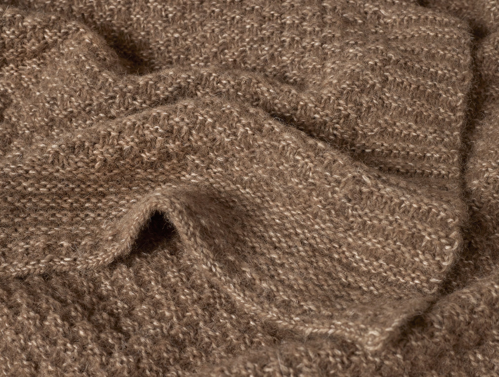 Cordillera Alpaca Cotton Knit Throw - Image 2
