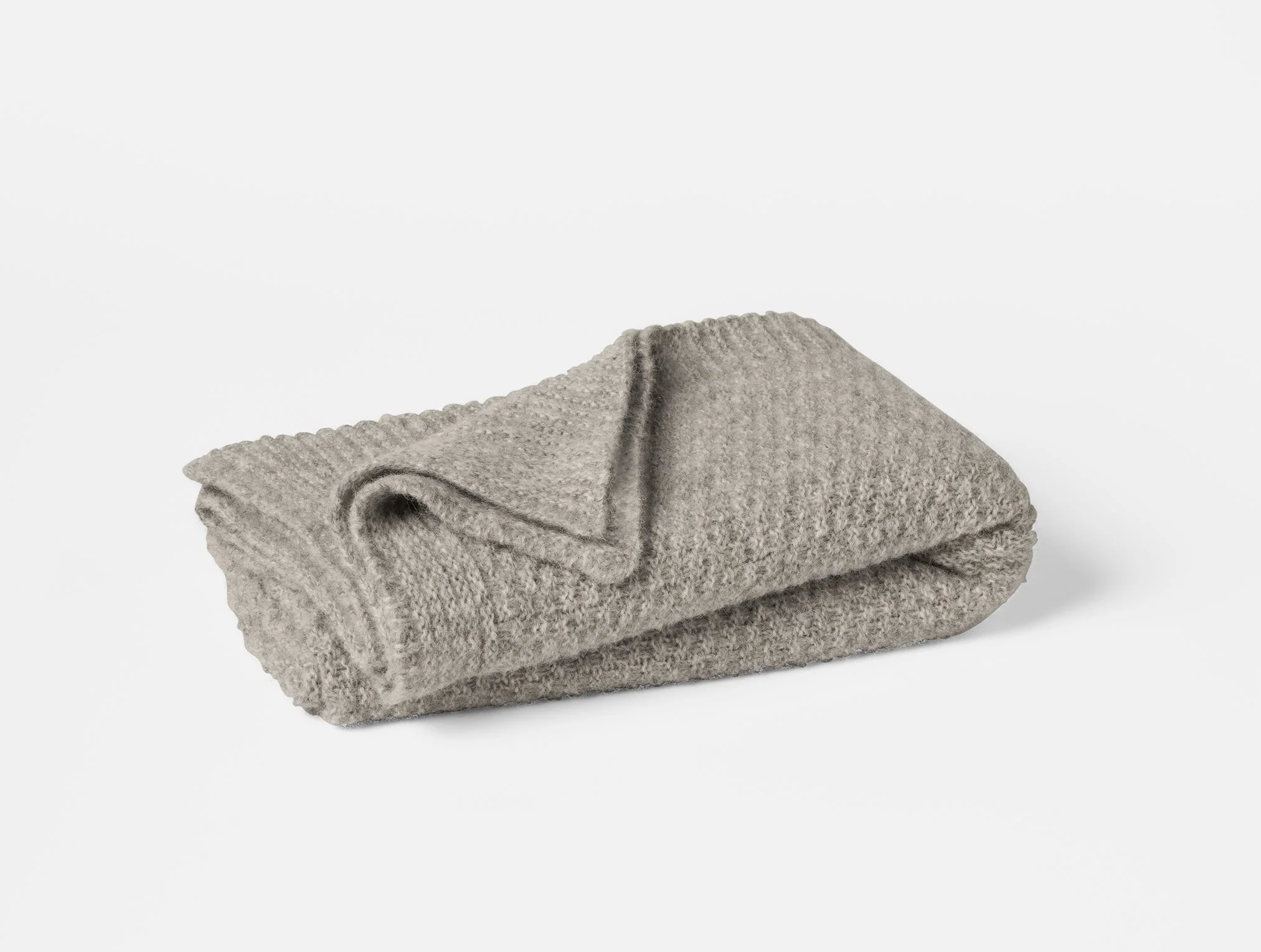 Cordillera Alpaca Cotton Knit Throw