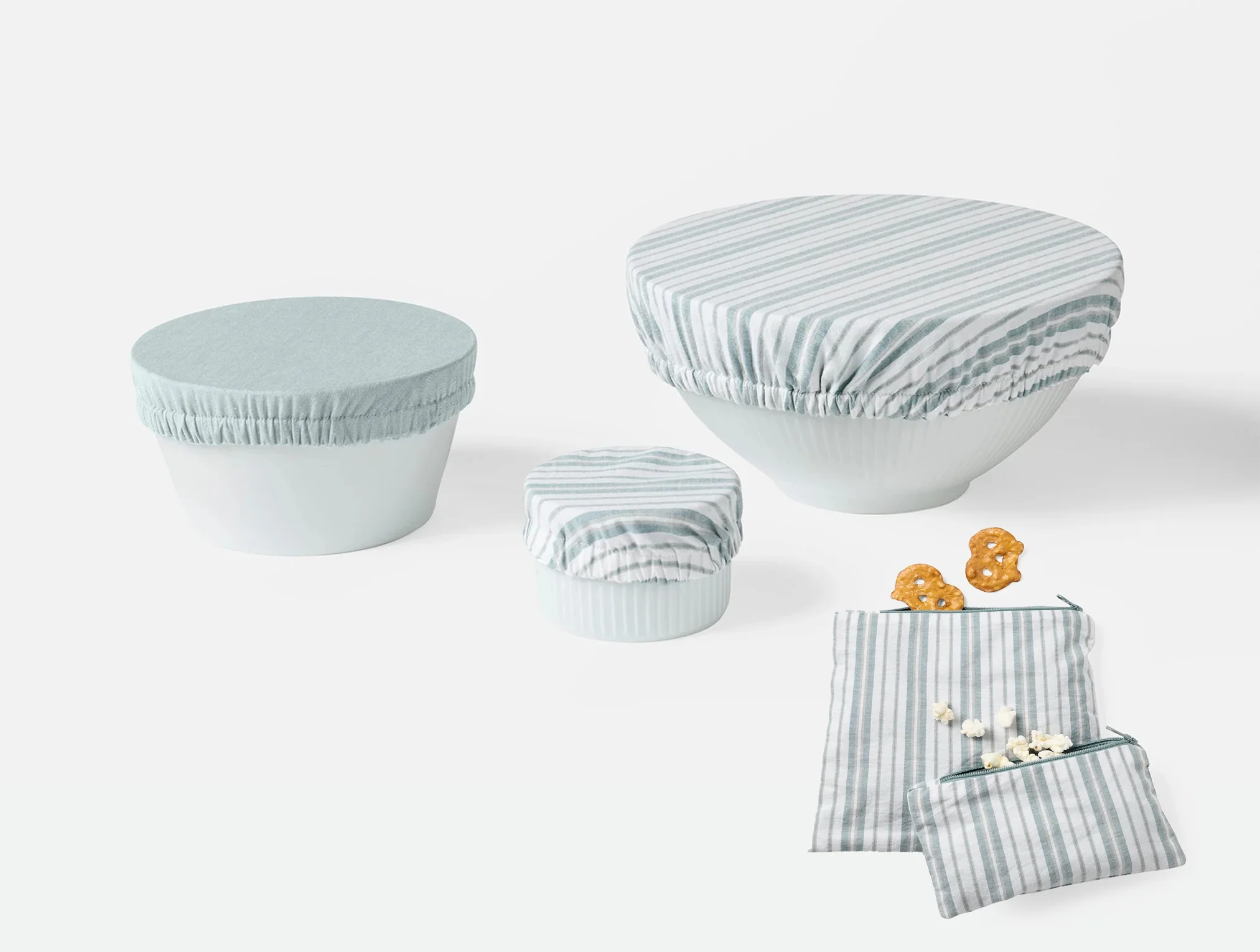 Coyuchi Conserve Organic Bowl Covers + Snack Bag Set