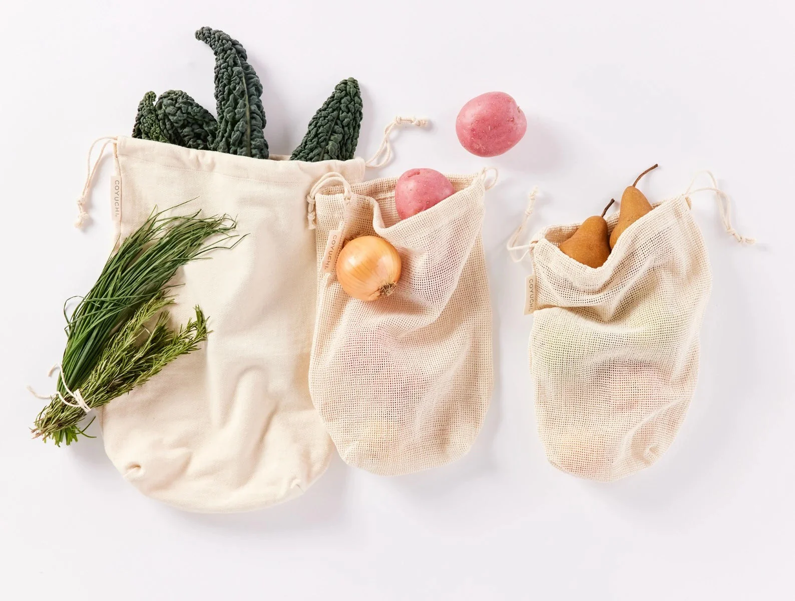 Coyuchi Conserve Organic Produce Bags - Renewed - Image 3