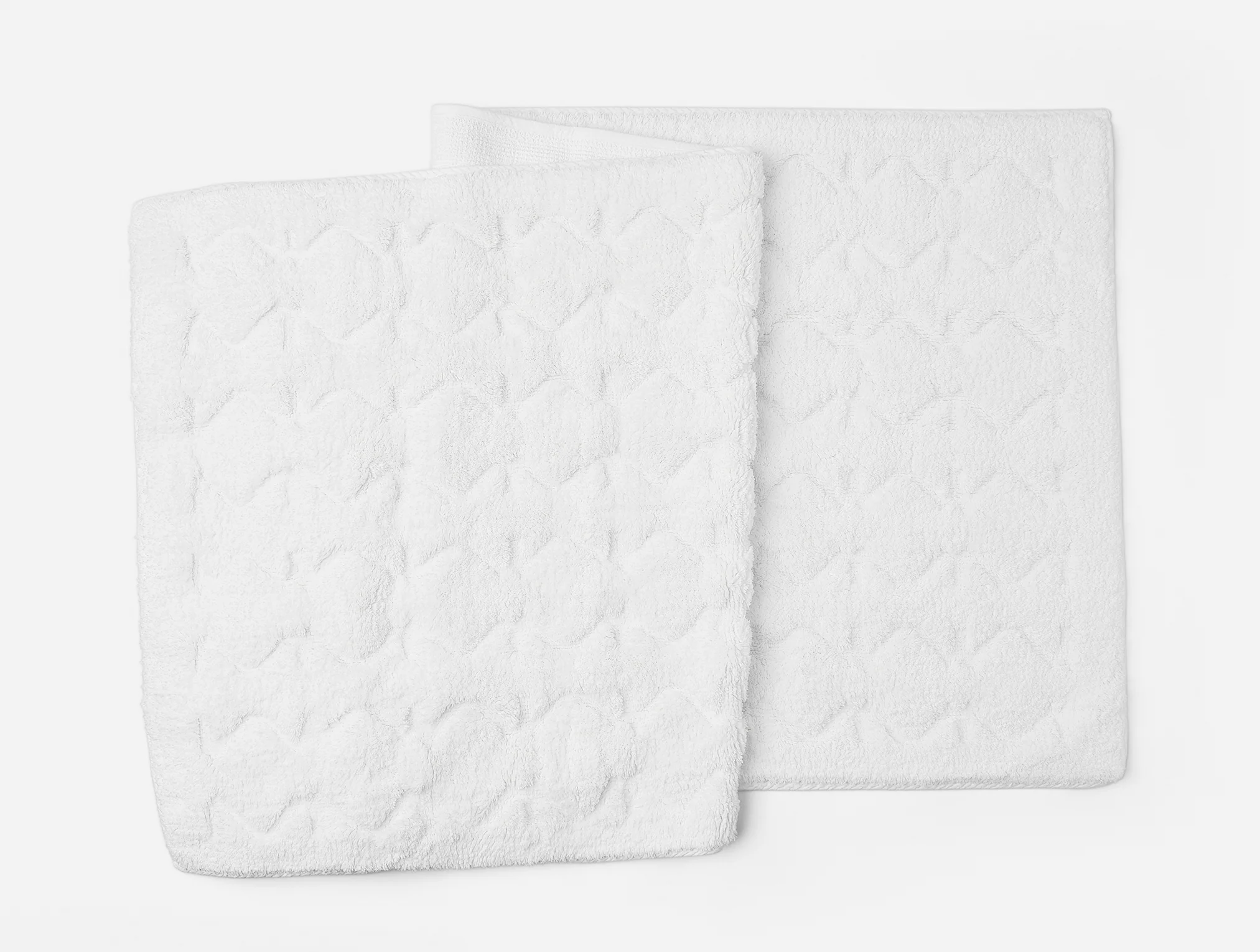 Diamond Shag Organic Bath Rug - Image 2