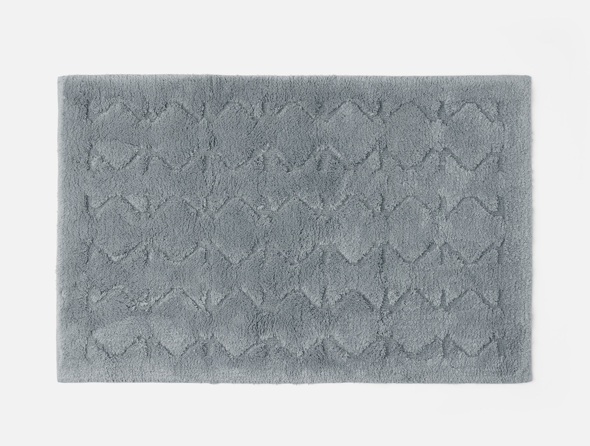 Diamond Shag Organic Bath Rug