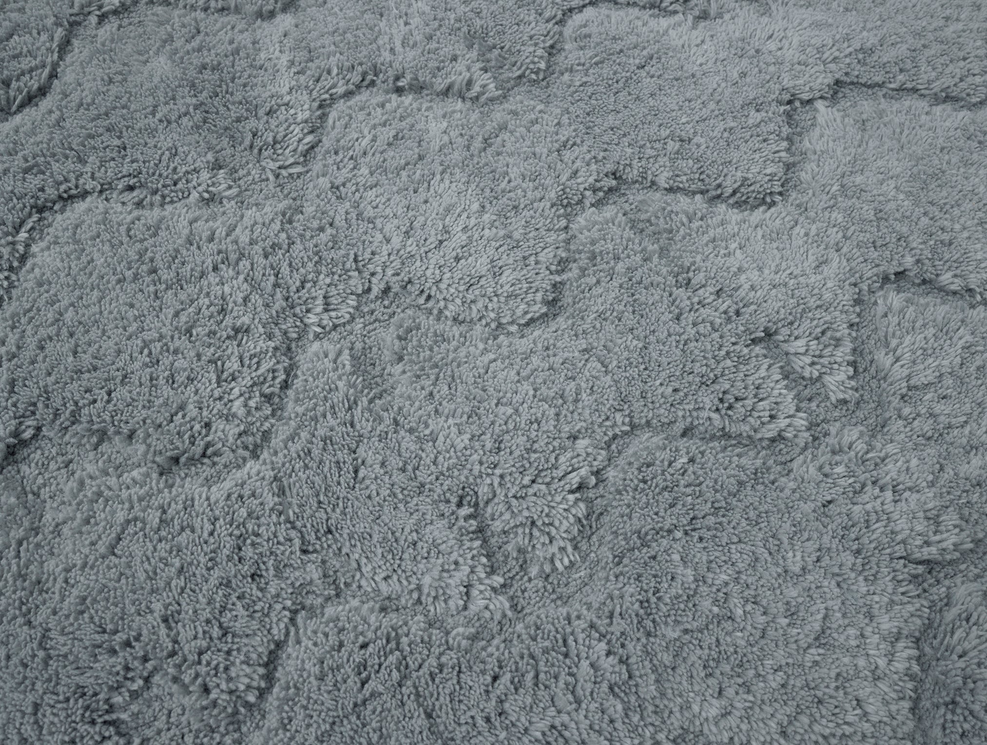 Diamond Shag Organic Bath Rug - Image 3