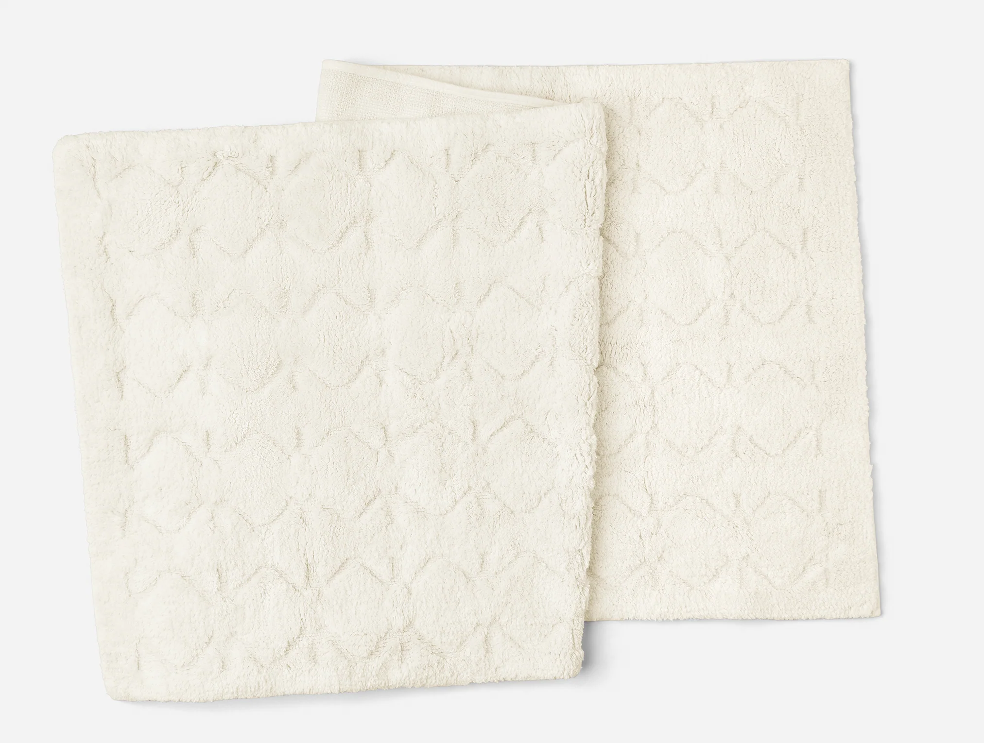 Diamond Shag Organic Bath Rug - Image 2