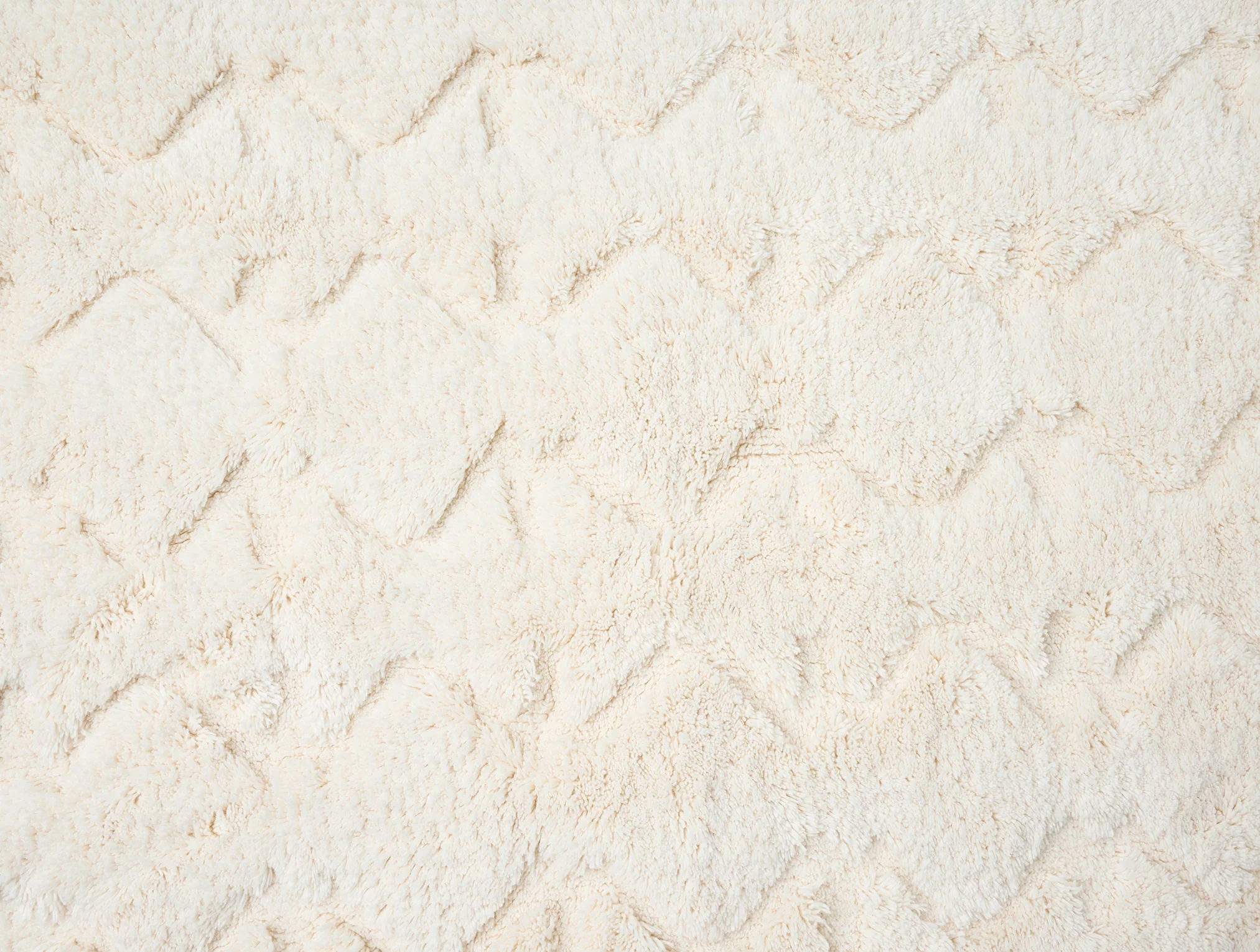 Diamond Shag Organic Bath Rug - Image 3