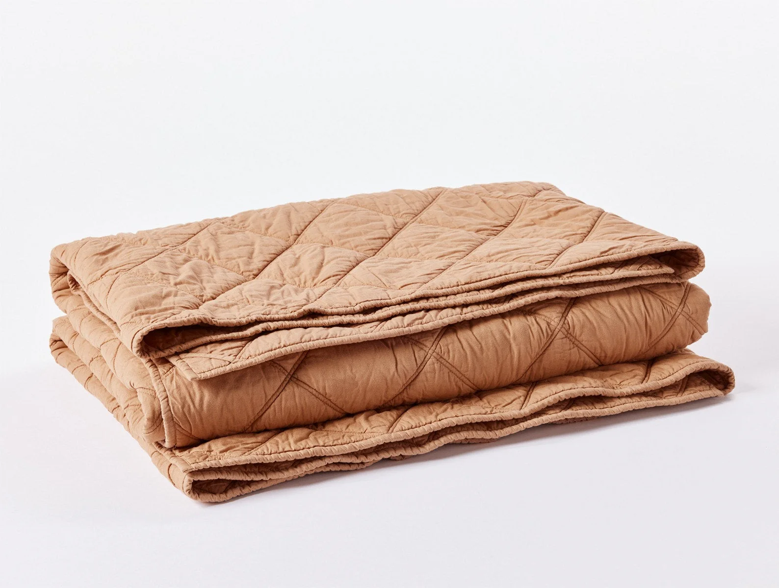 Diamond-Stitched Organic Cotton Comforter