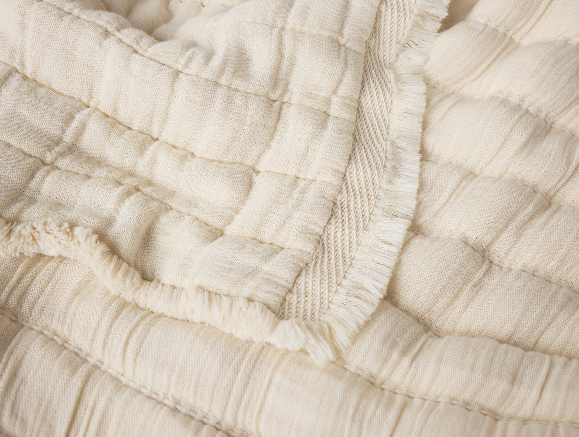 Dreamweight Organic Matelasse Throw - Image 2