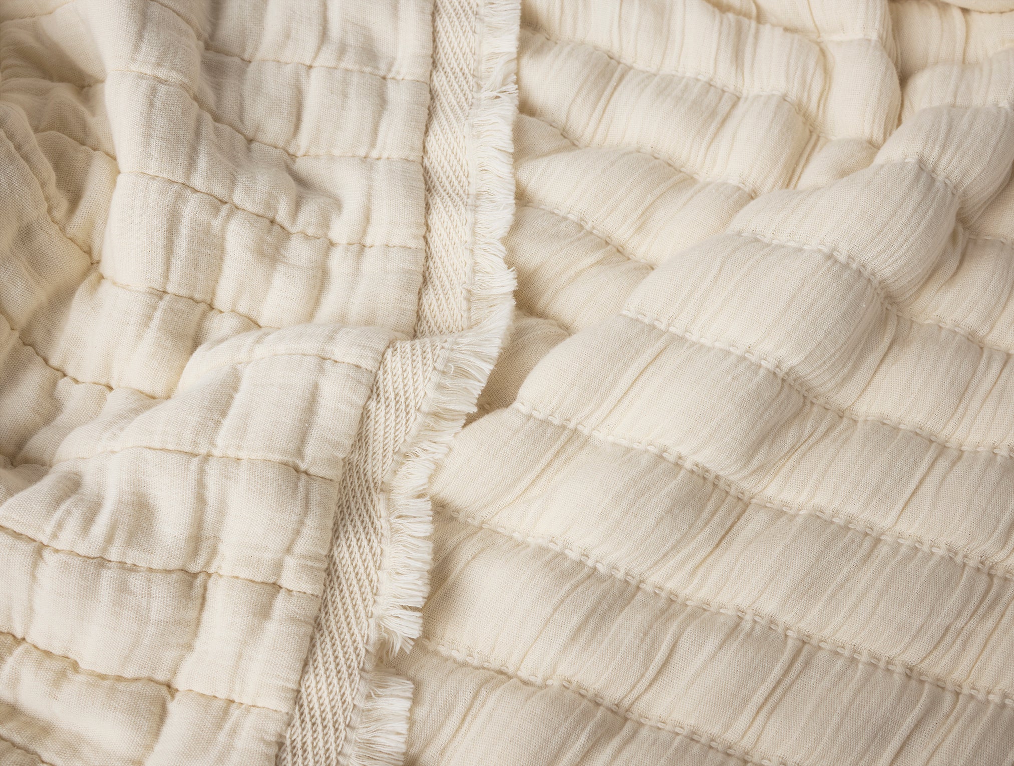 Dreamweight Organic Matelasse Throw - Image 3