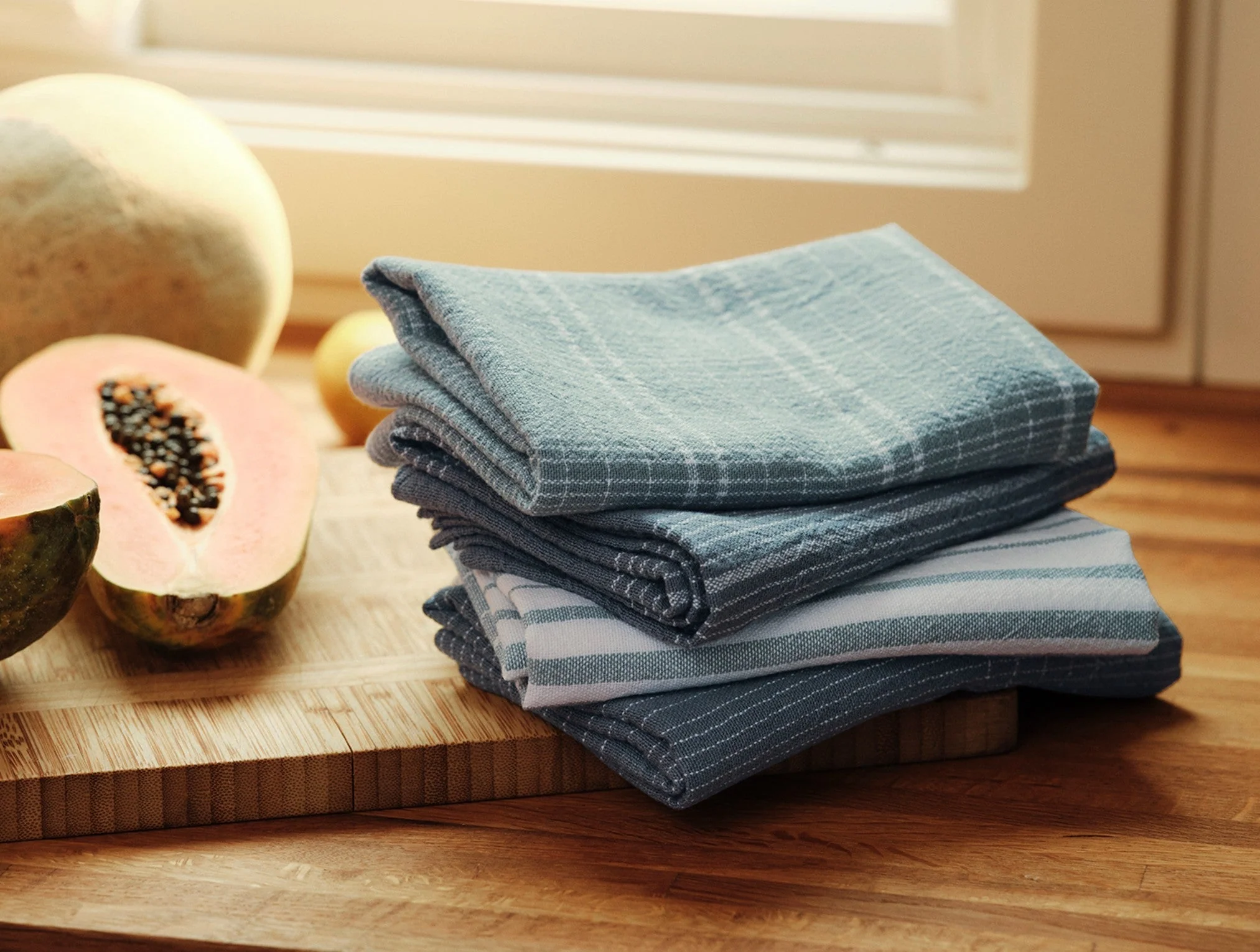 Fillmore Organic Kitchen Towels, Set of 4 - Image 2