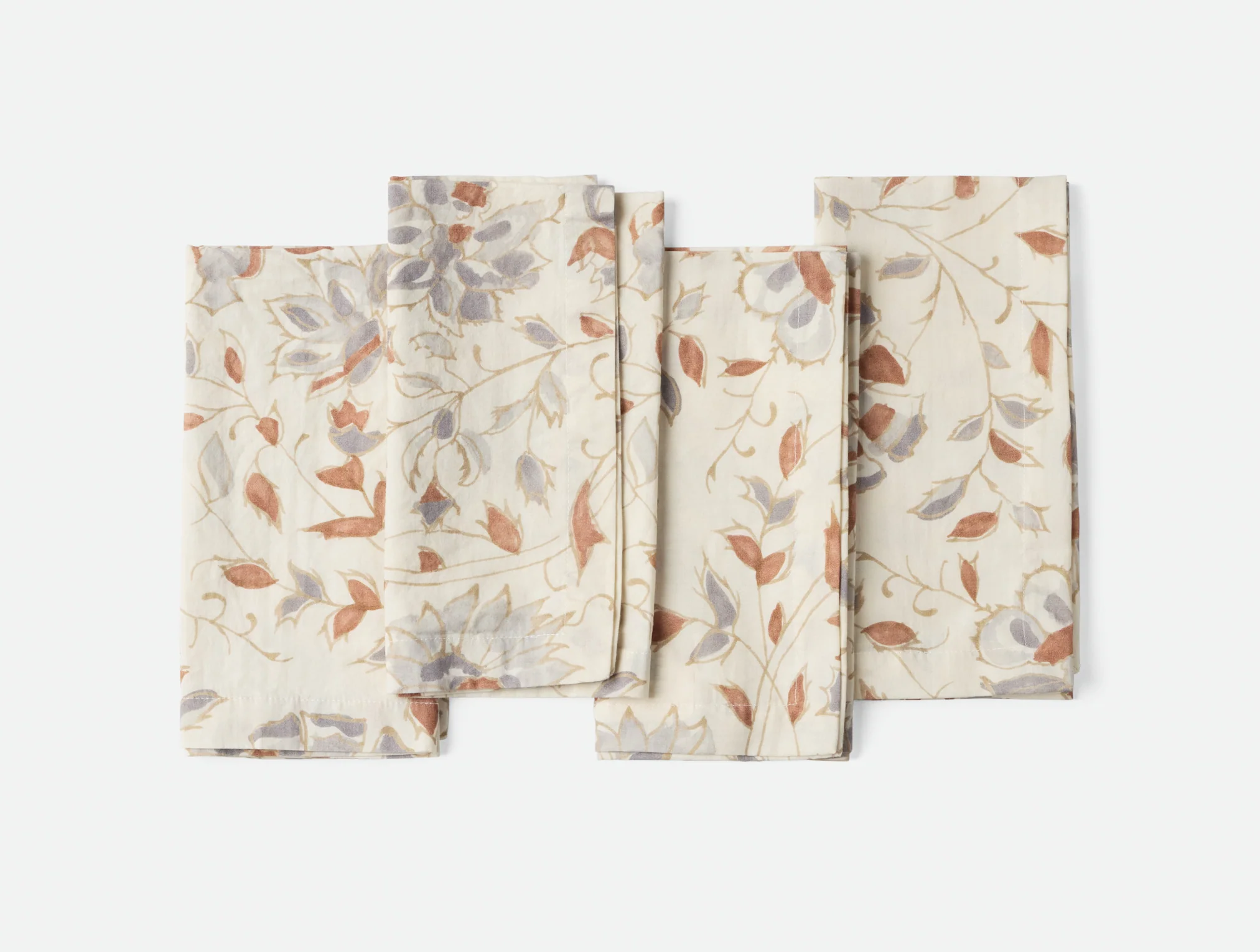 Flora Organic Print Napkins, Set of 4