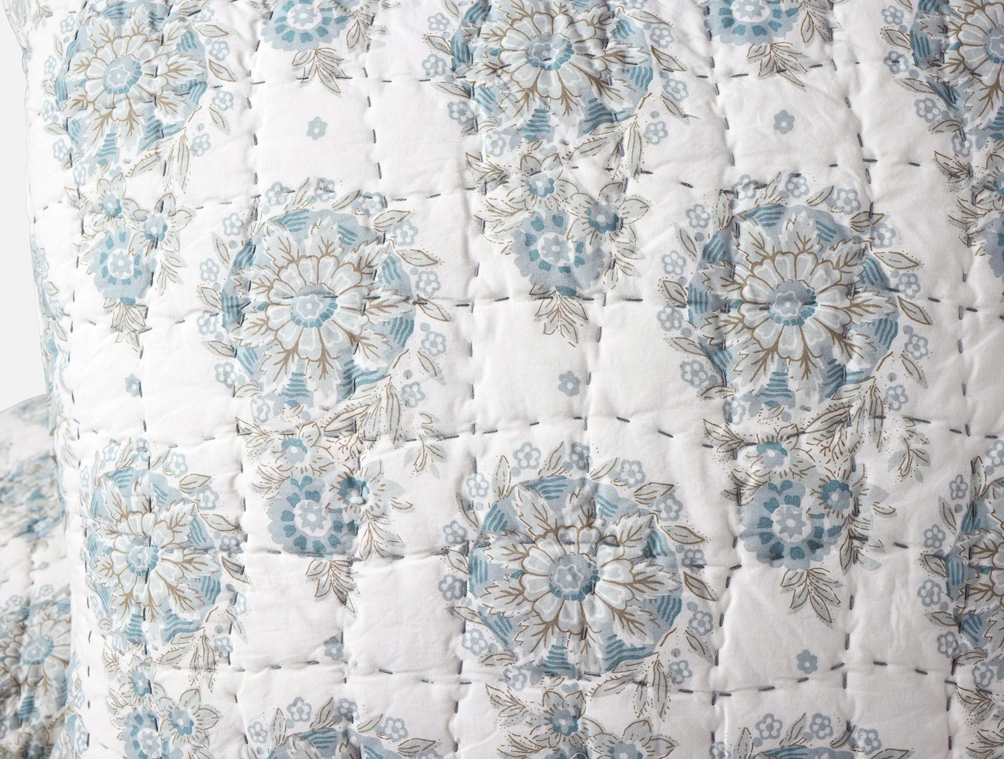 Flores Handstitched Organic Sham - Image 4