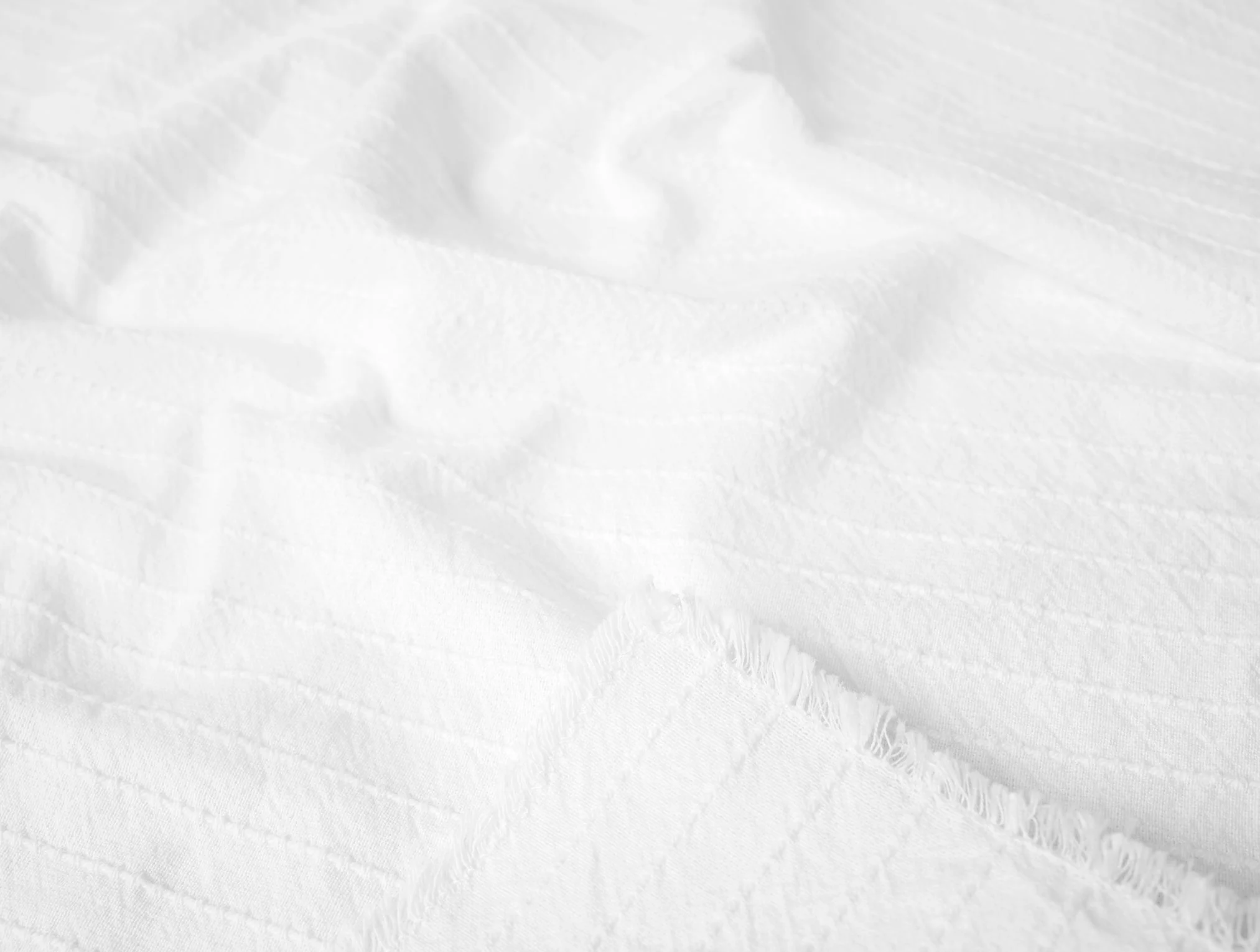 Fringe Stripe Organic Napkins, Set of 4 - Image 2