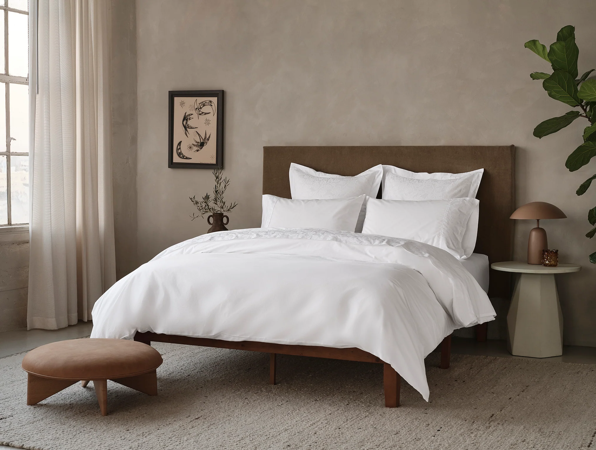 Heritage Organic Percale Duvet Cover - Image 2