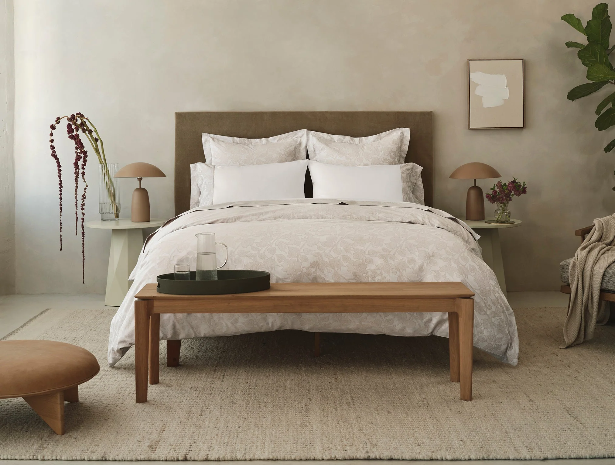 Heritage Organic Percale Duvet Cover - Image 2