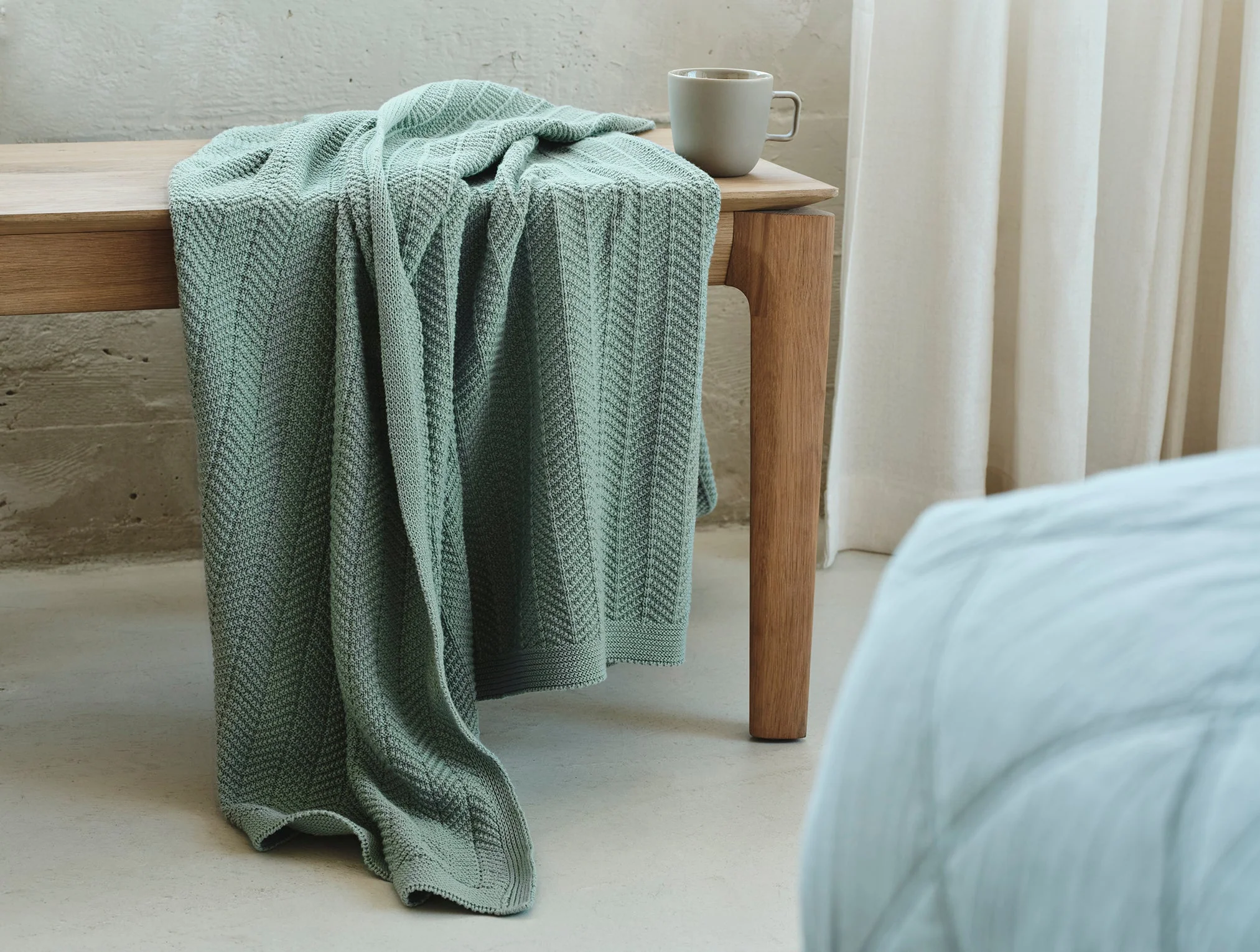 Hermosa Organic Knit Throw - Image 2