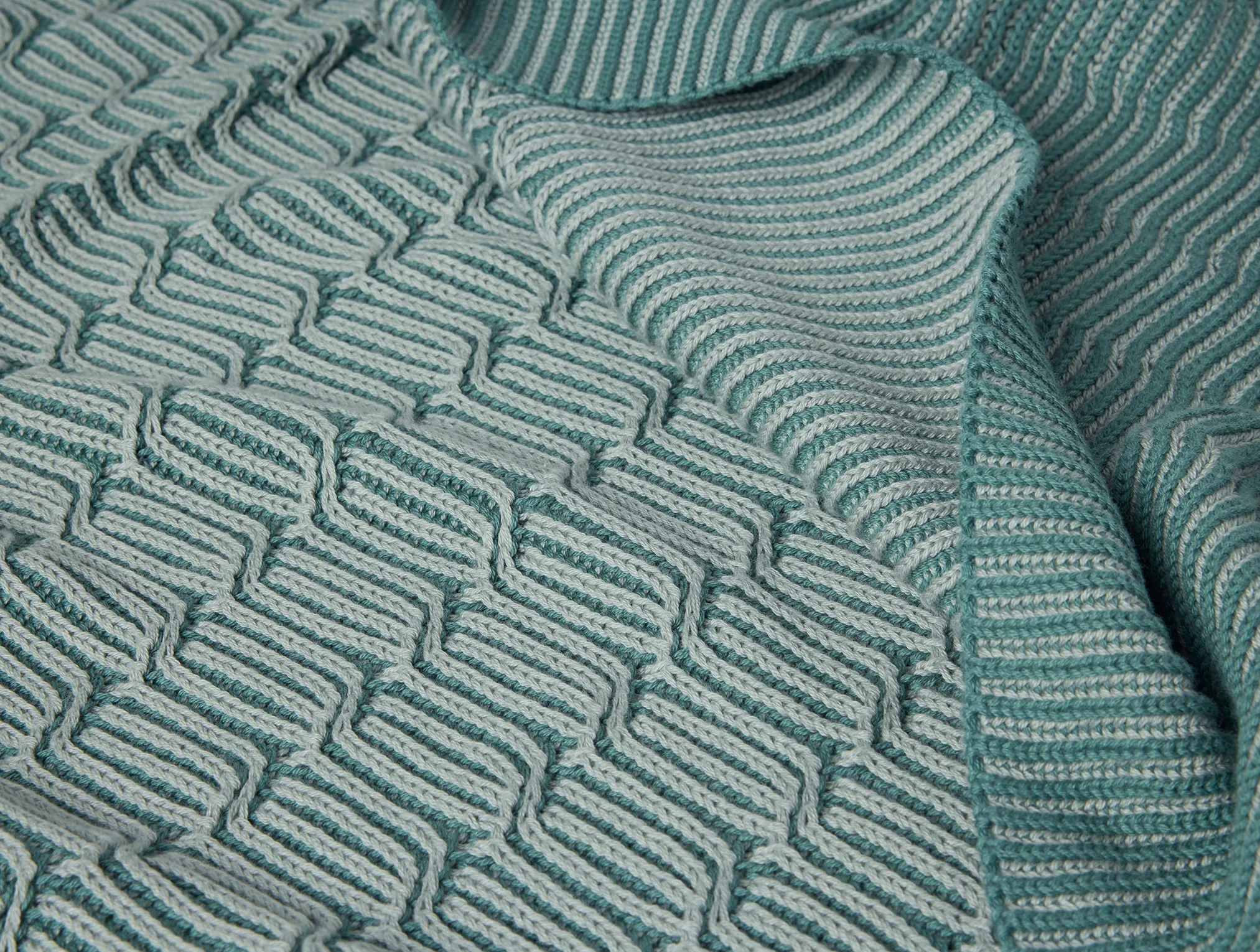 Ivy Organic Knit Throw - Image 2
