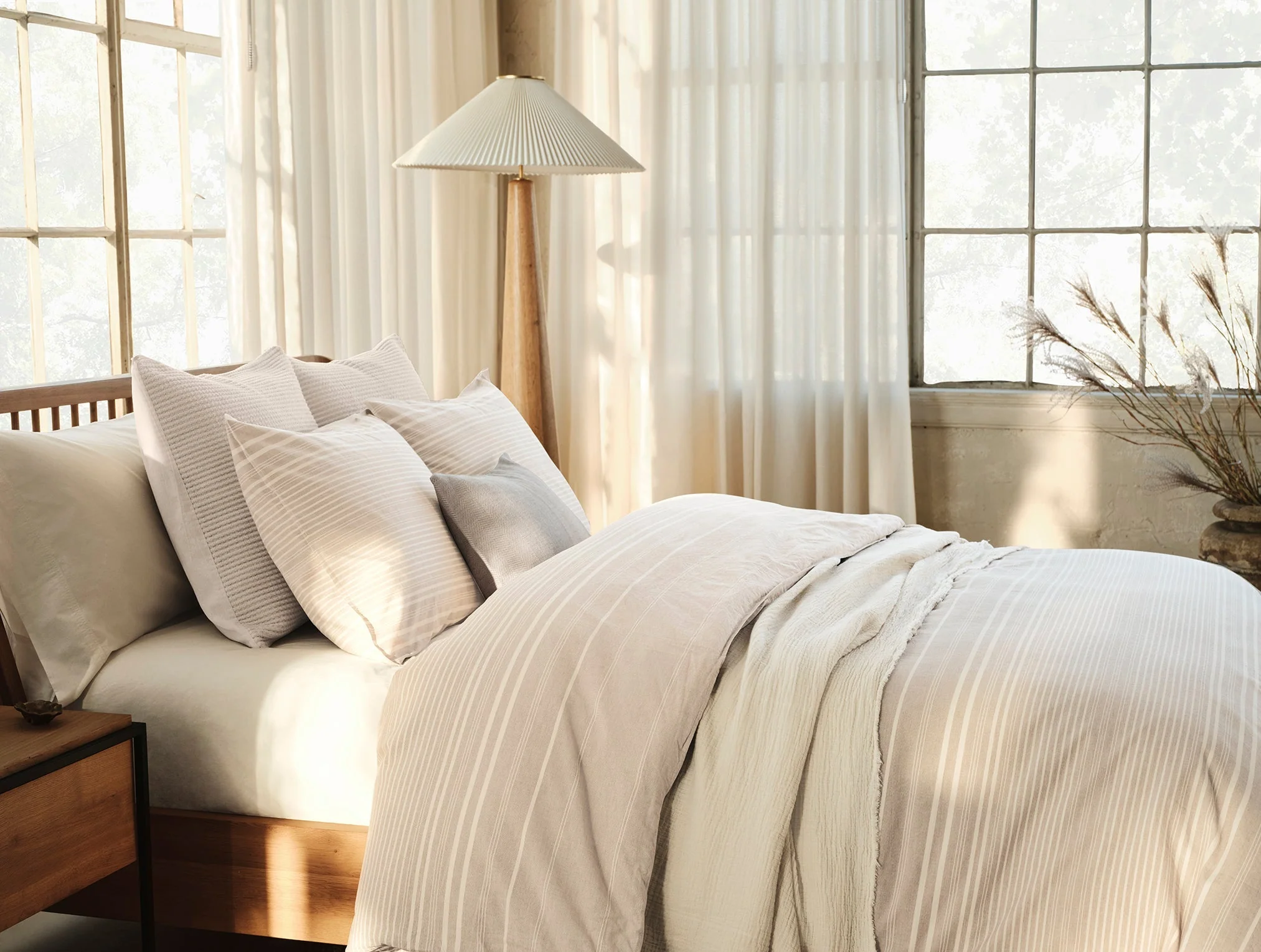Little Sur Stripe Organic Duvet Set - Image 4