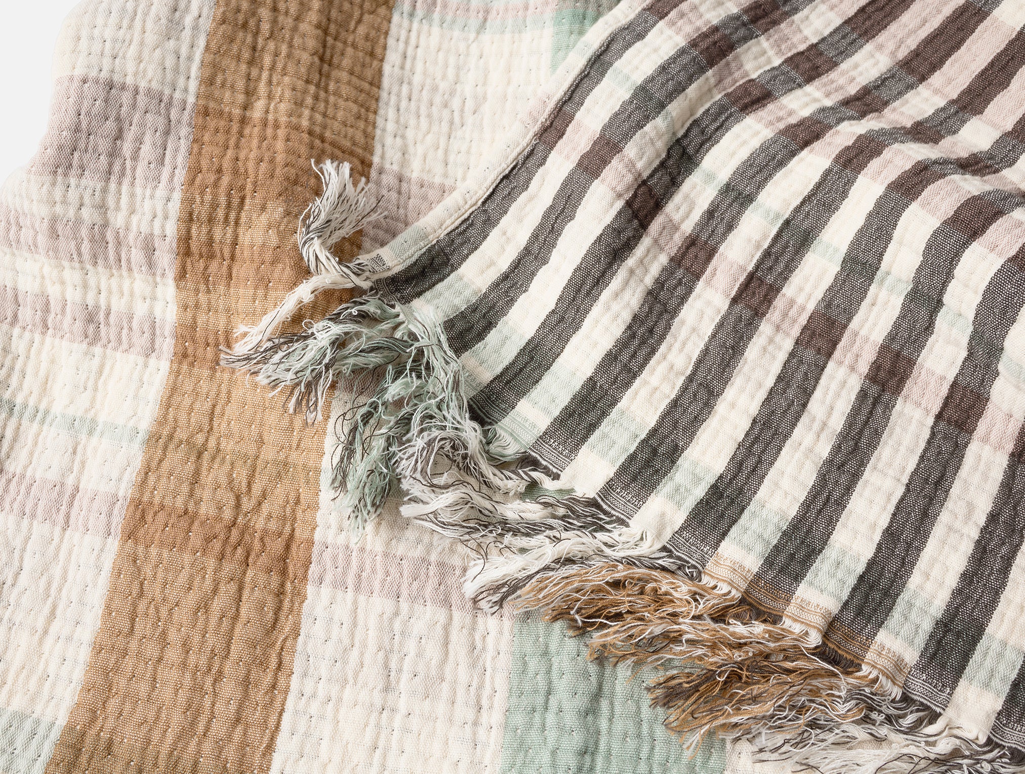Loma Organic Matelasse Throw - Image 3