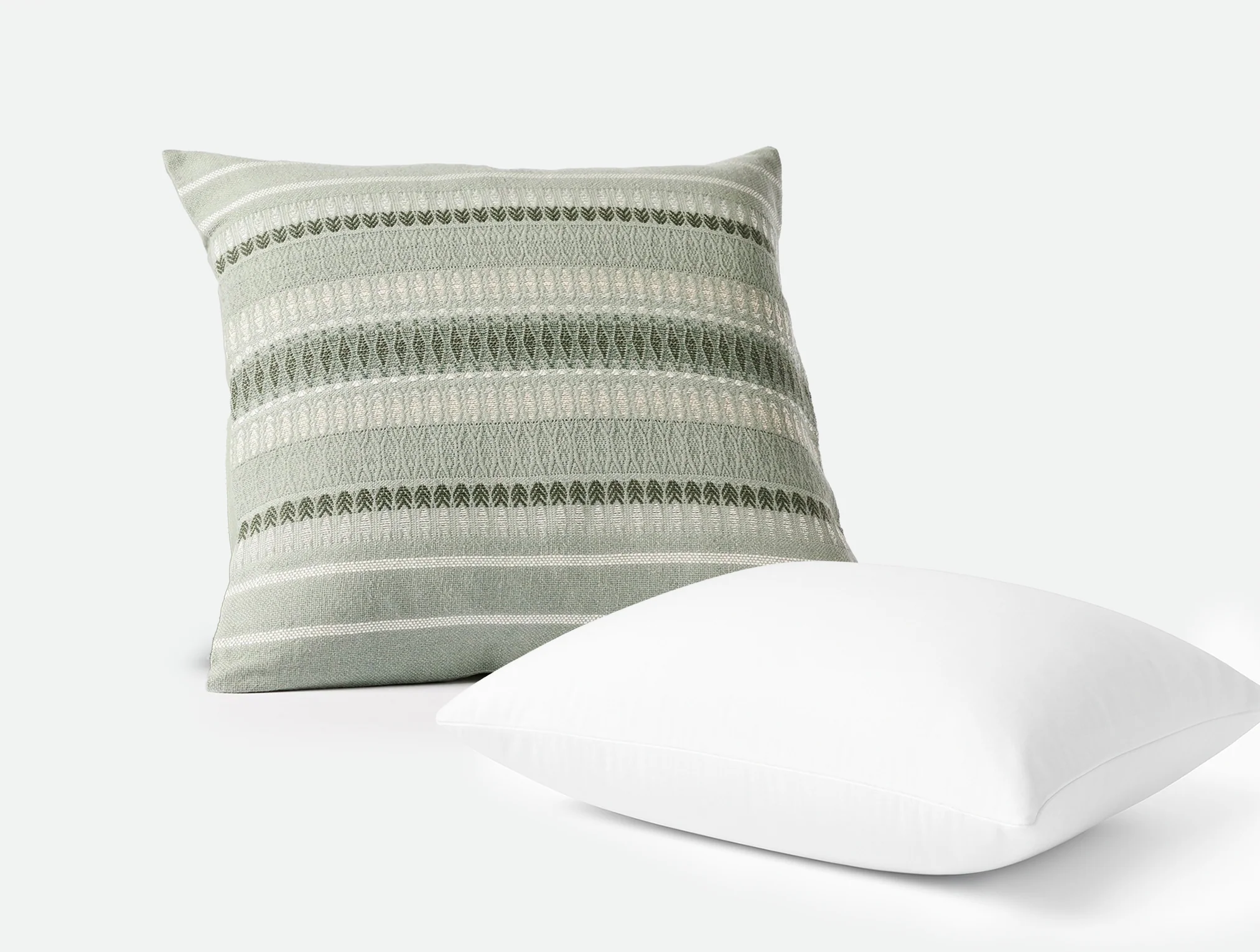 Lost Coast Decorative Organic Pillow Cover + Pillow Insert Set