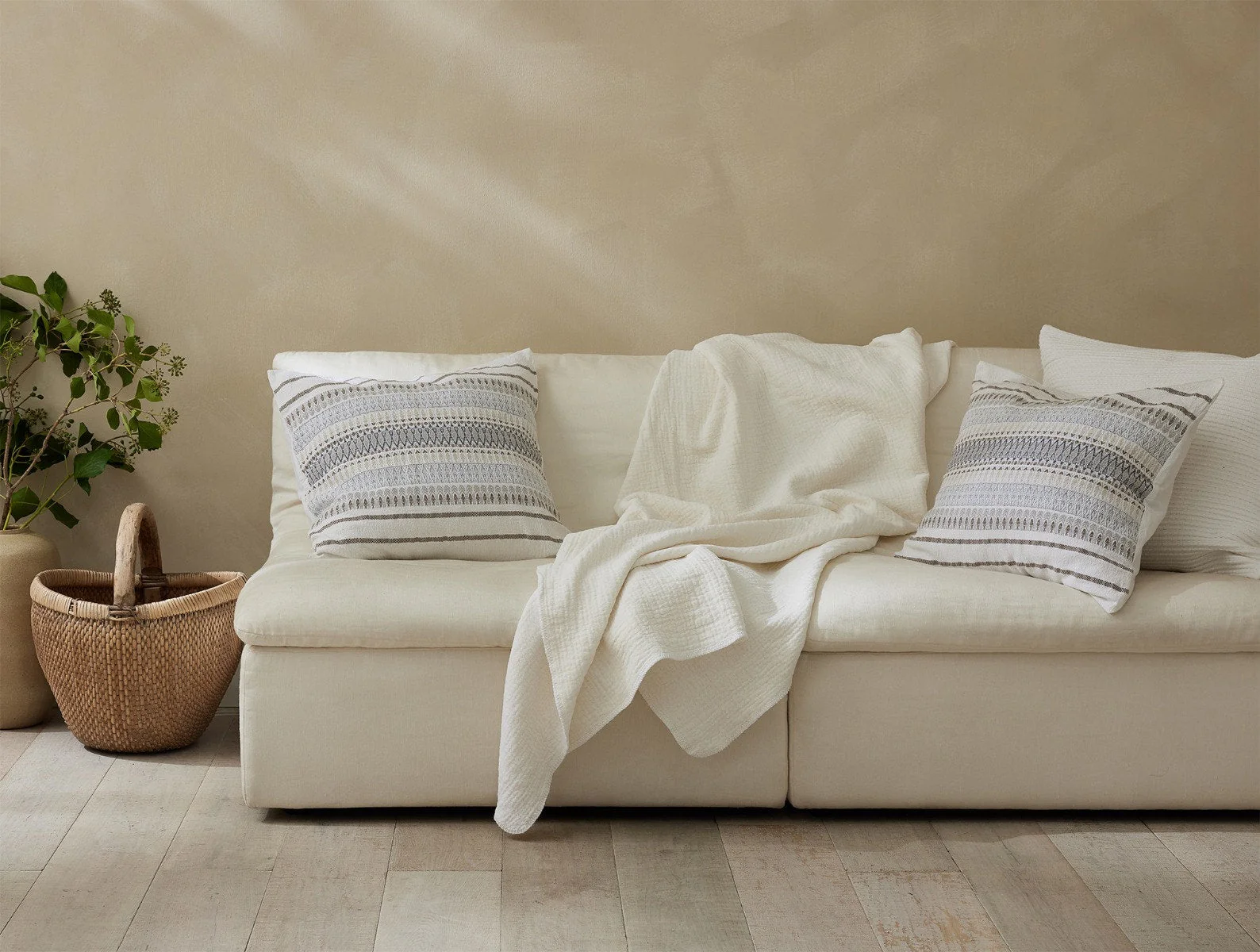 Lost Coast Decorative Organic Pillow Cover - Renewed - Image 2