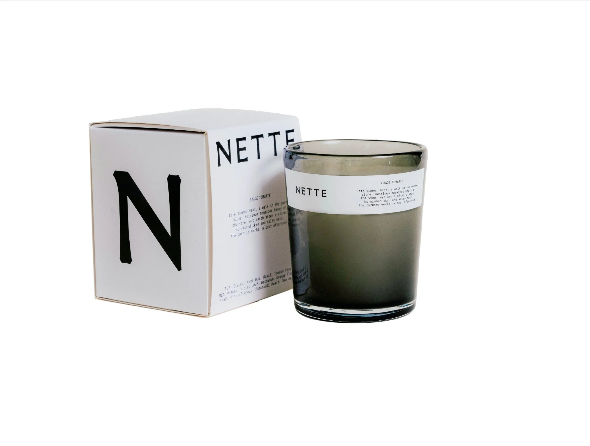 Nette Laide Tomate Glass Candle 10 oz. - Image 3